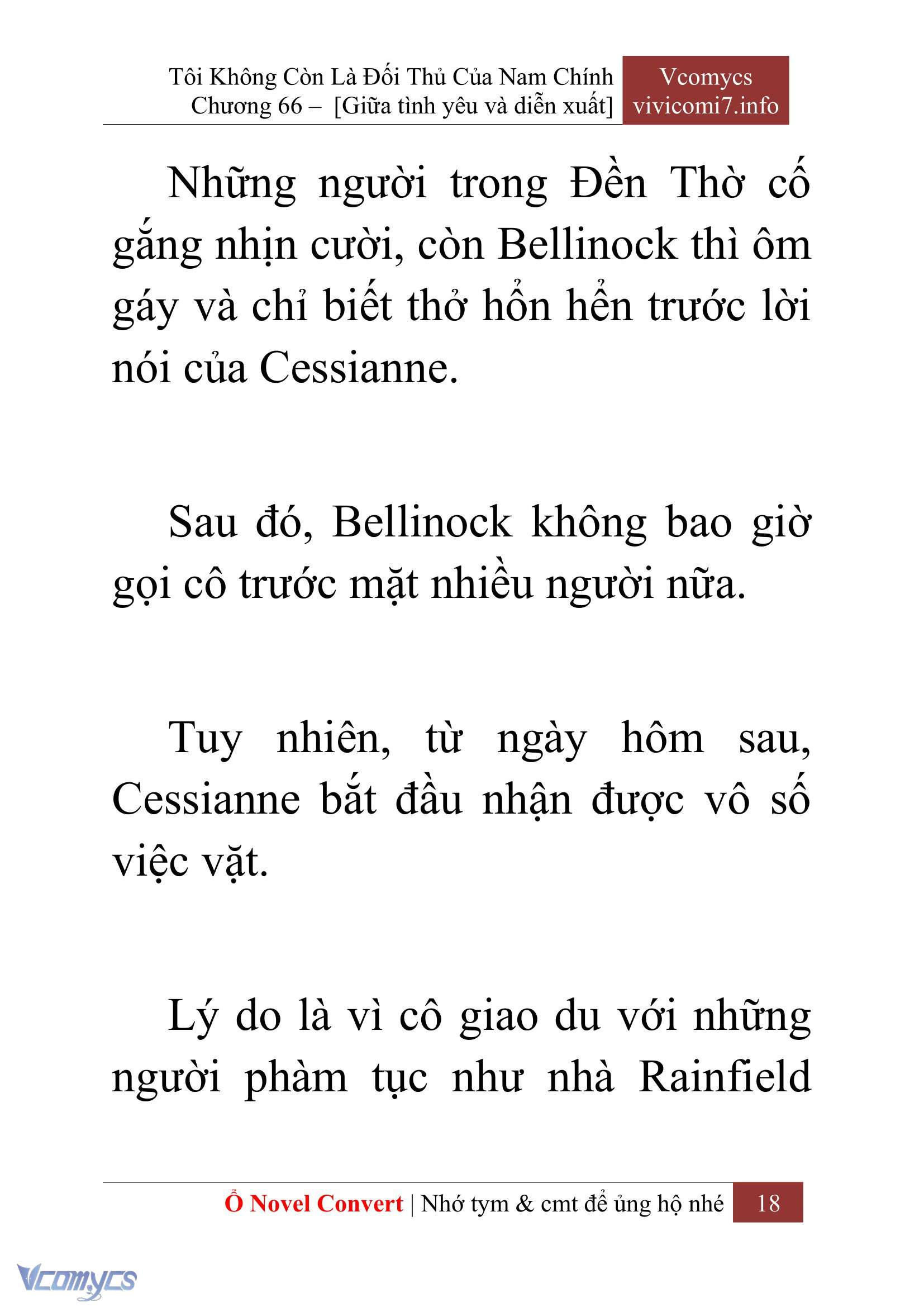 [Novel] Tôi Không Còn Là Đối Thủ Của Nam Chính Chap 66 - Trang 2