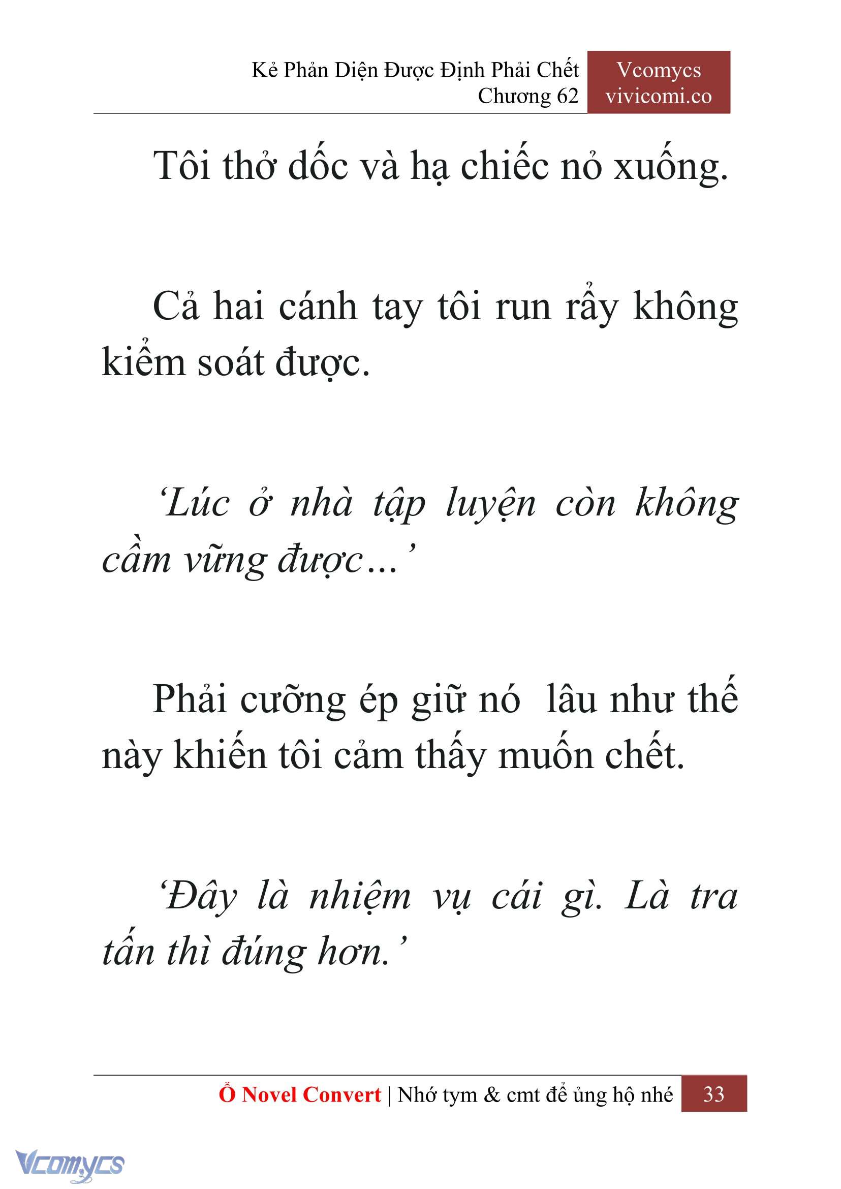 [Novel] Kẻ Phản Diện Được Định Phải Chết Chap 62 - Next Chap 63