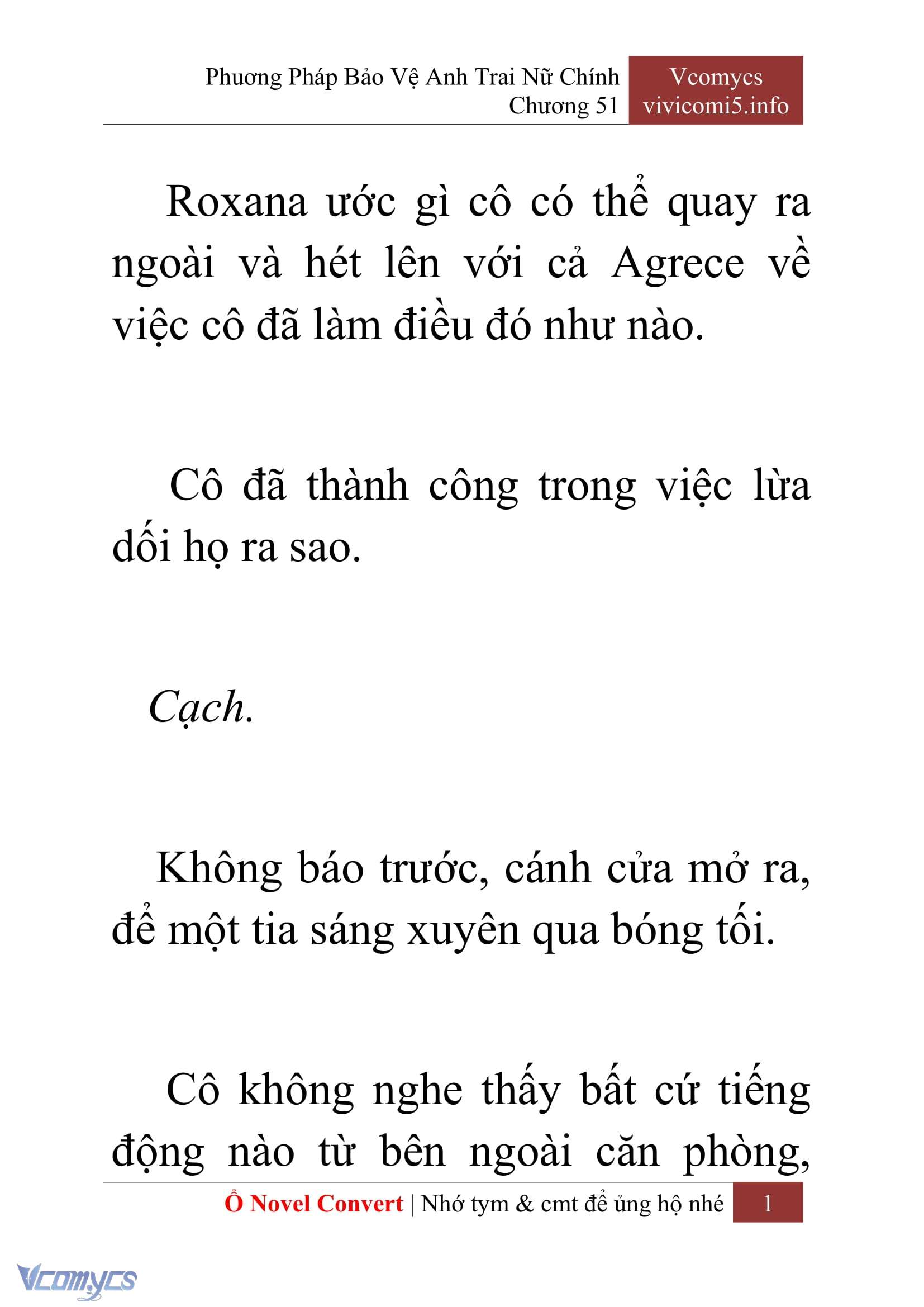 [Novel] Phương Pháp Bảo Vệ Anh Trai Nữ Chính Chap 51 - Trang 2