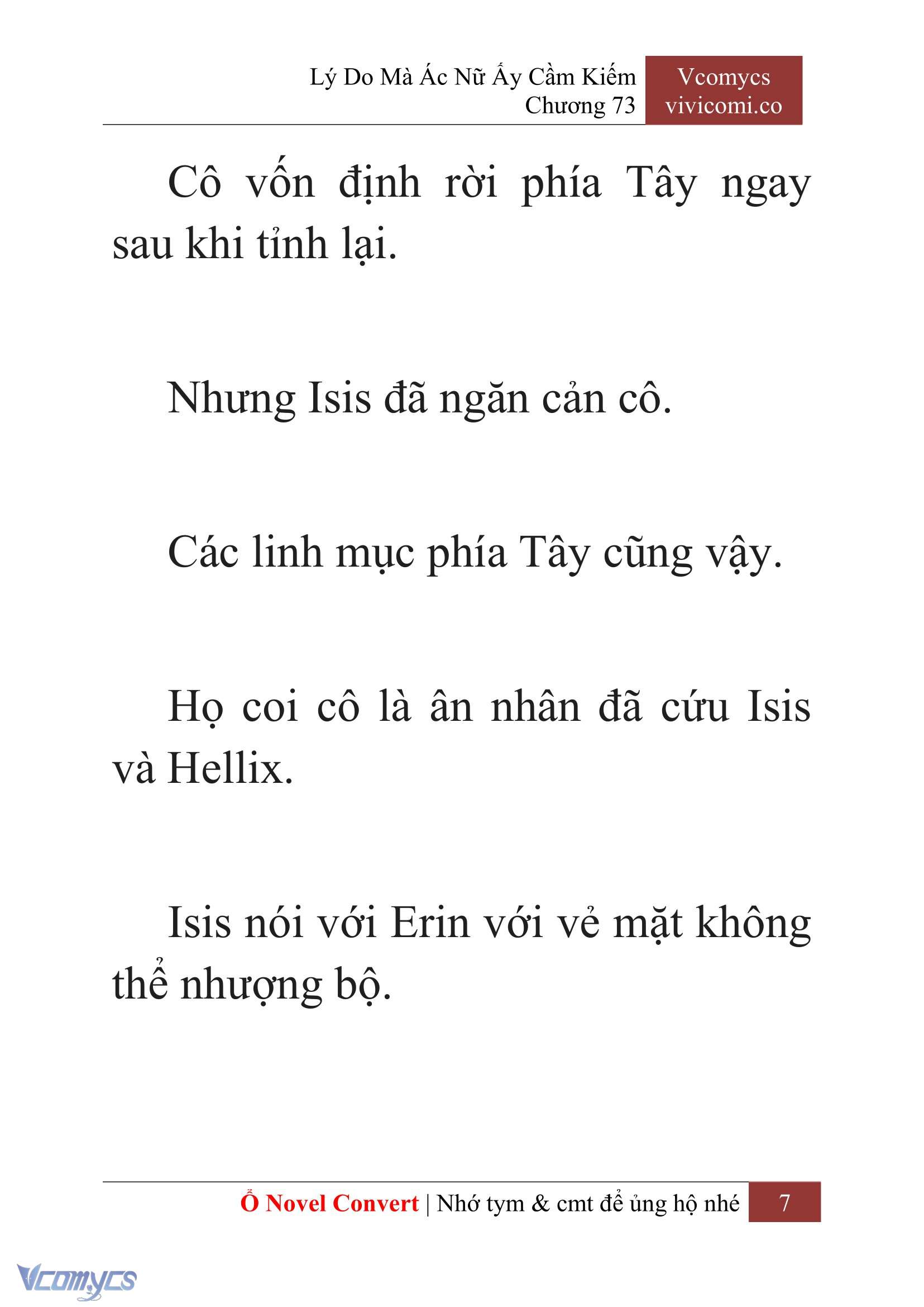 [Novel] Lý Do Mà Ác Nữ Ấy Cầm Kiếm Chap 73 - Trang 2