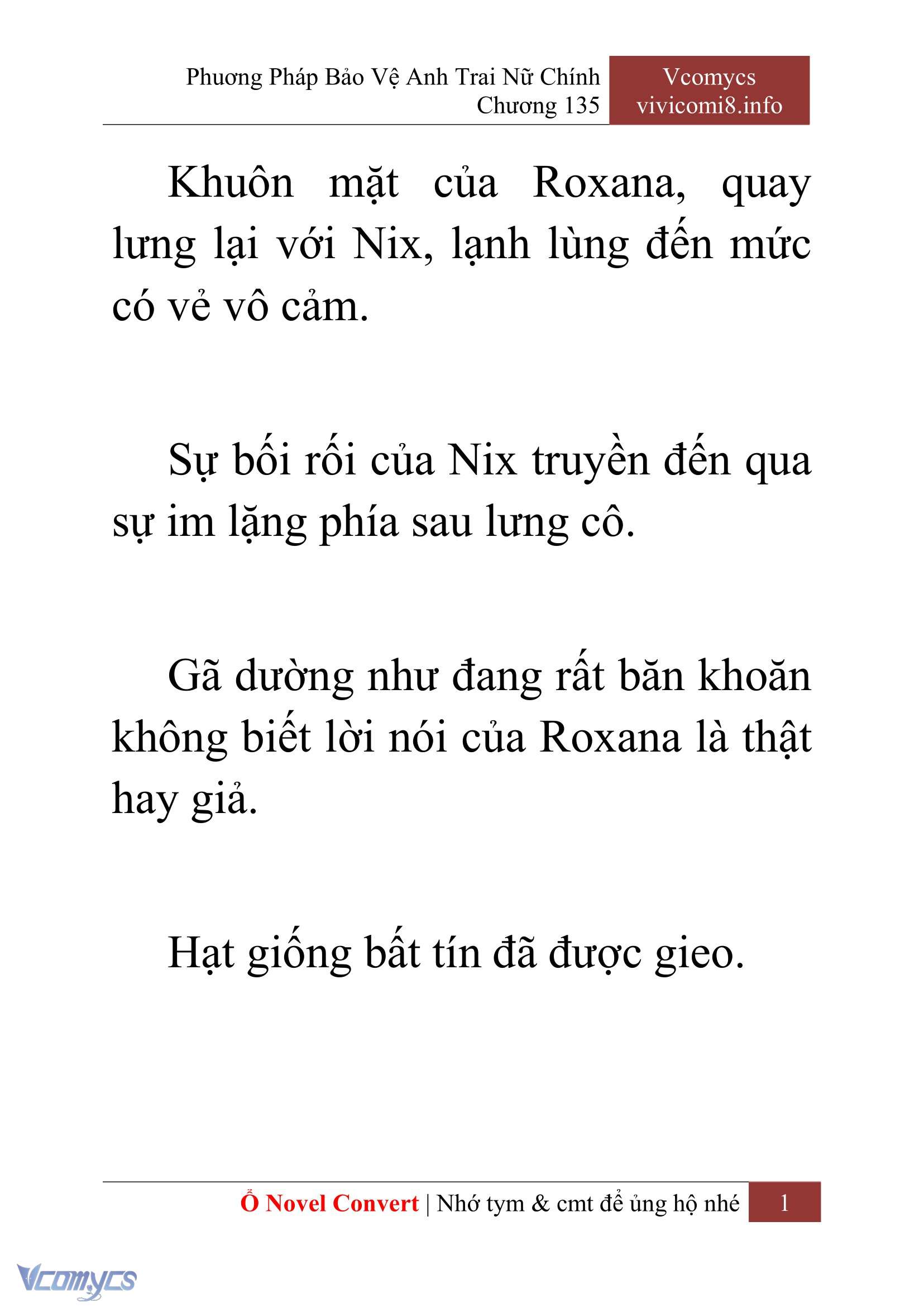 [Novel] Phương Pháp Bảo Vệ Anh Trai Nữ Chính Chap 135 - Trang 2
