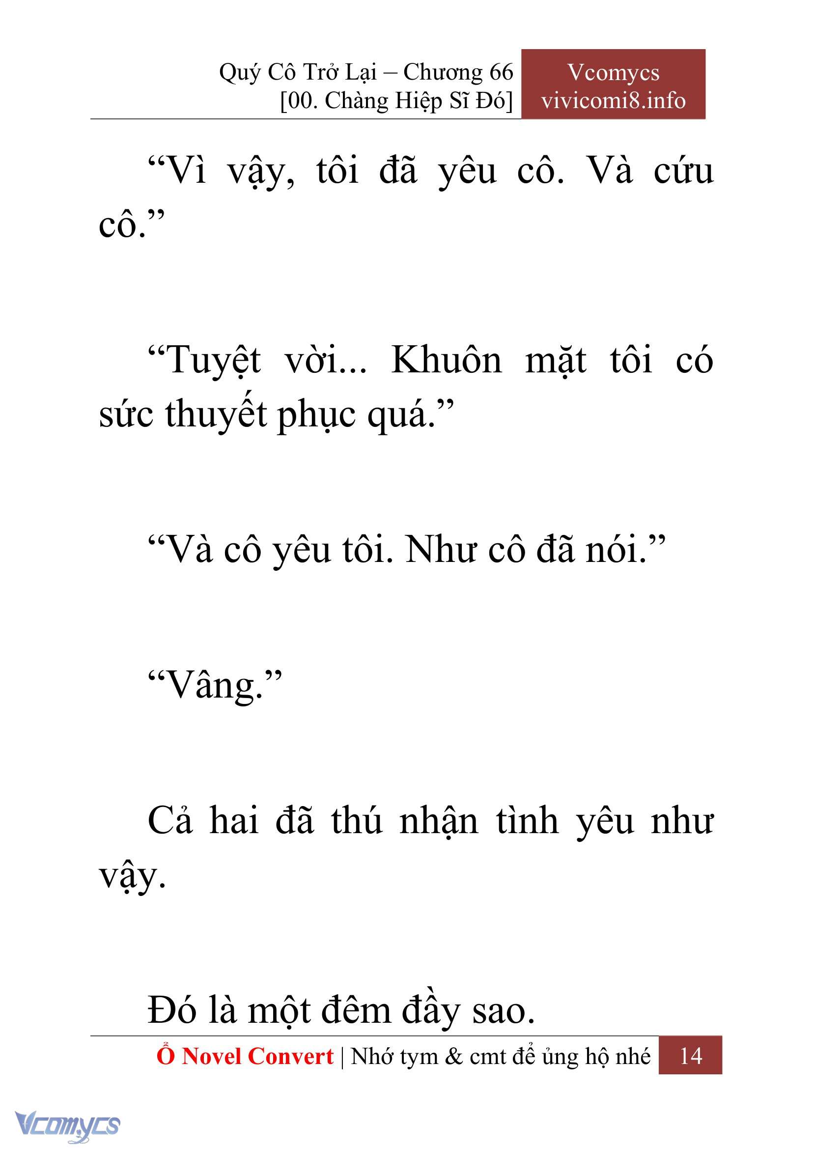 [Novel] Quý Cô Trở Lại Chap 66 - Trang 2