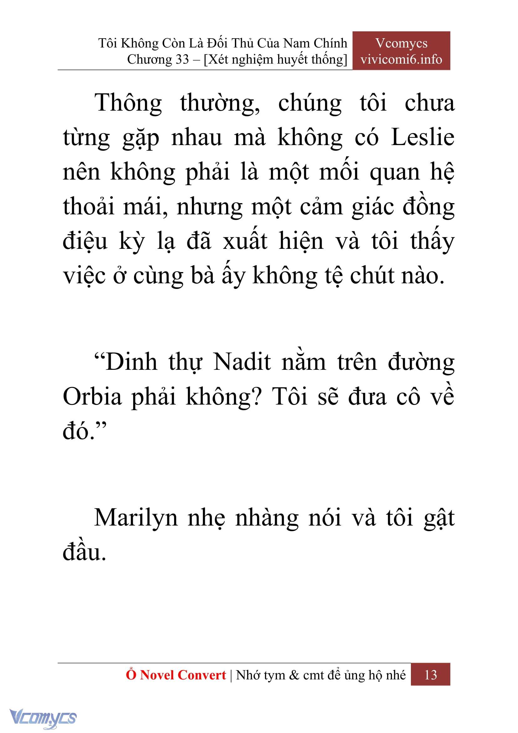 [Novel] Tôi Không Còn Là Đối Thủ Của Nam Chính Chap 33 - Trang 2