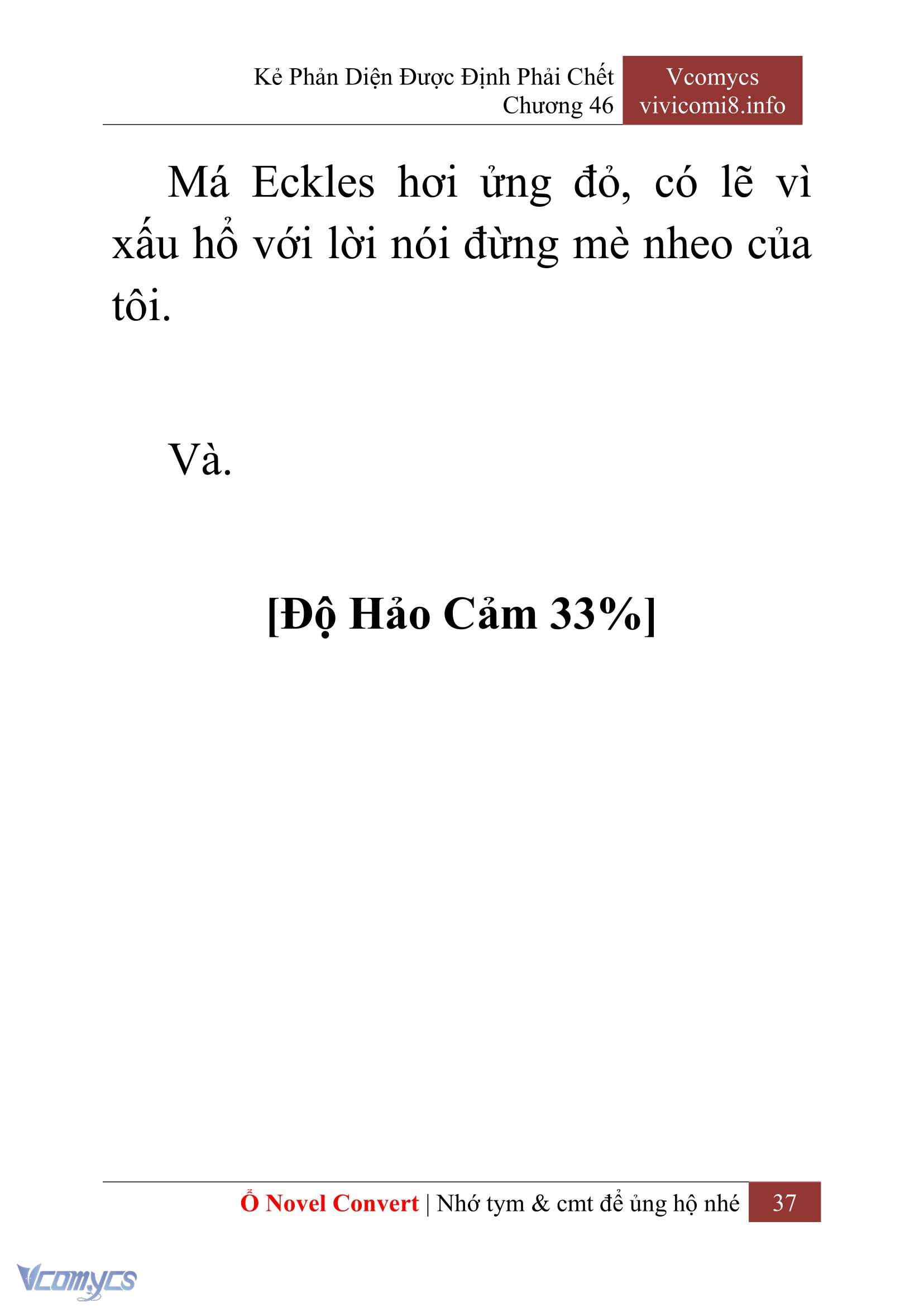 [Novel] Kẻ Phản Diện Được Định Phải Chết Chap 46 - Trang 2