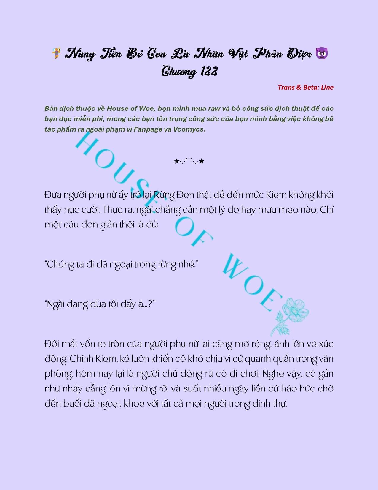 [NOVEL] NÀNG TIÊN BÉ CON LÀ NHÂN VẬT PHẢN DIỆN Chap 122 - Next Chap 123