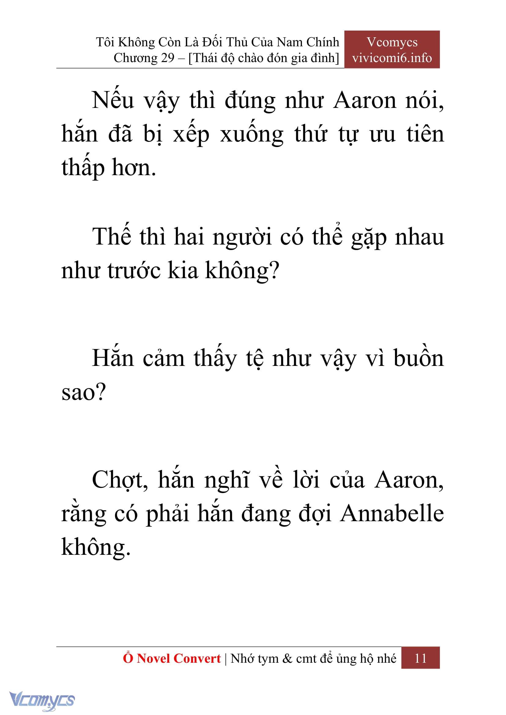 [Novel] Tôi Không Còn Là Đối Thủ Của Nam Chính Chap 29 - Trang 2
