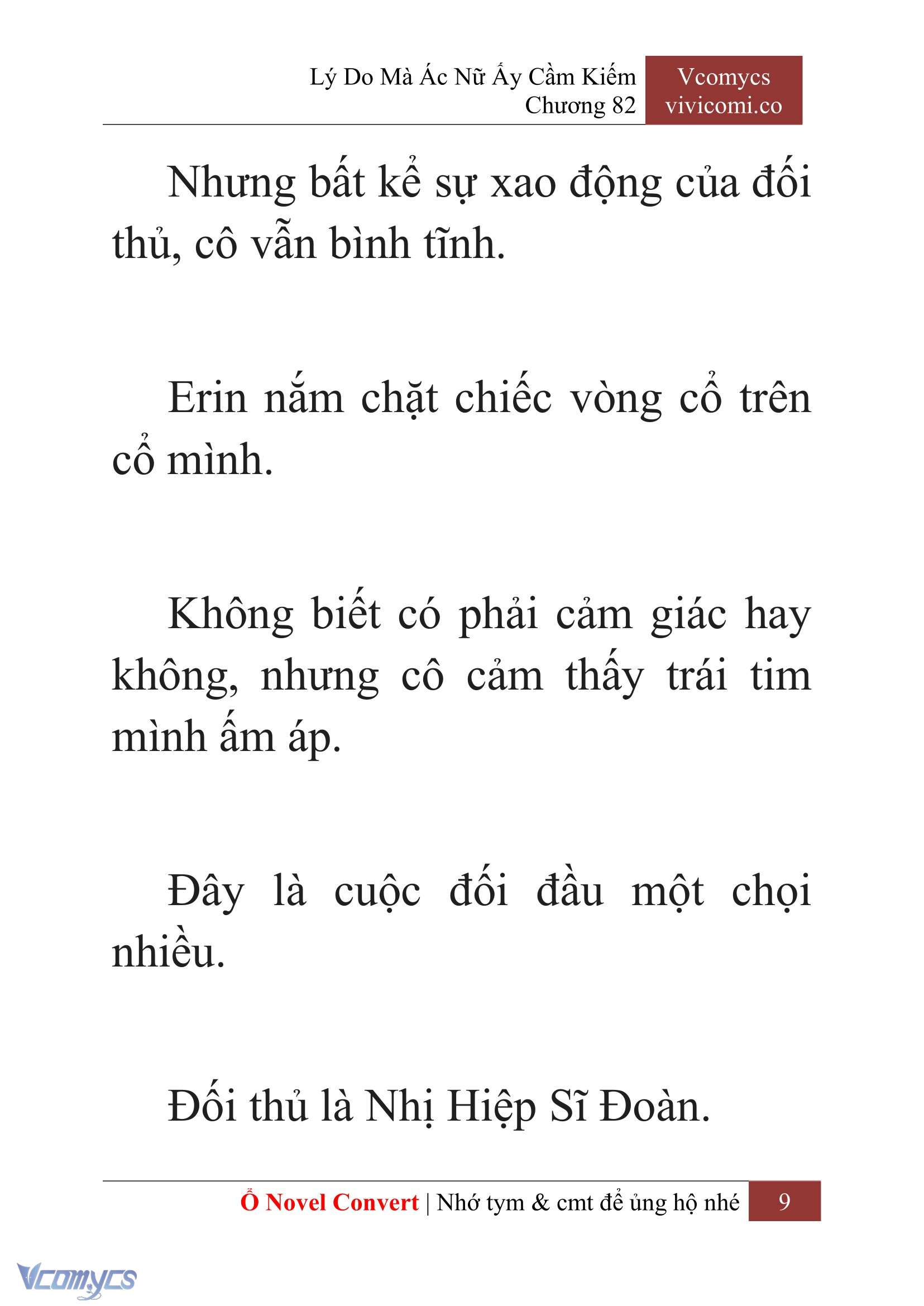 [Novel] Lý Do Mà Ác Nữ Ấy Cầm Kiếm Chap 82 - Trang 2