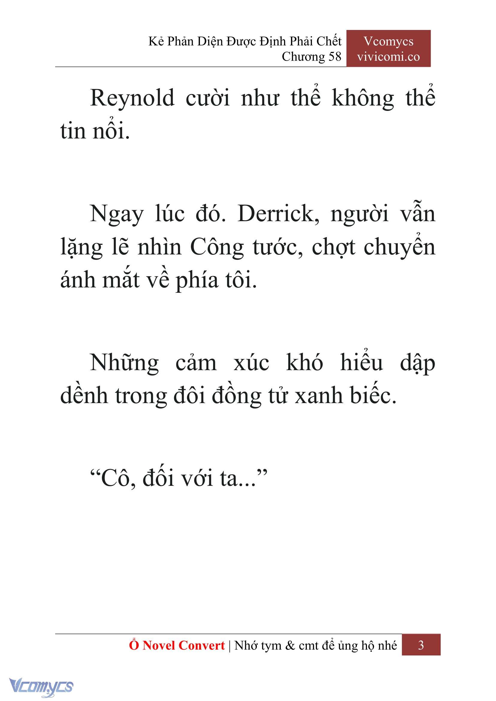 [Novel] Kẻ Phản Diện Được Định Phải Chết Chap 58 - Next Chap 59