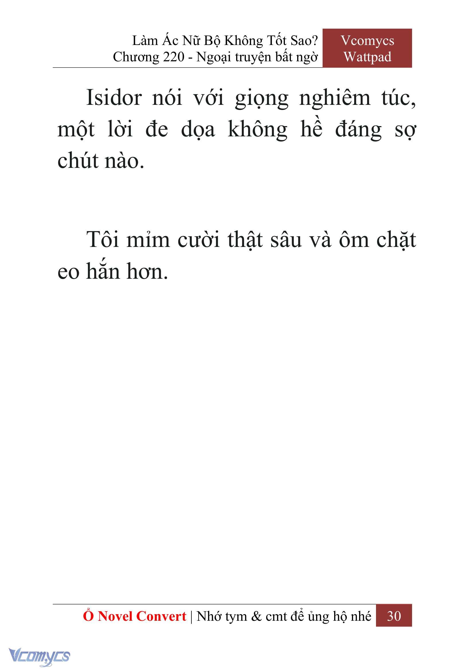 [Novel] Làm Ác Nữ Bộ Không Tốt Sao? Chap 220 - Trang 2