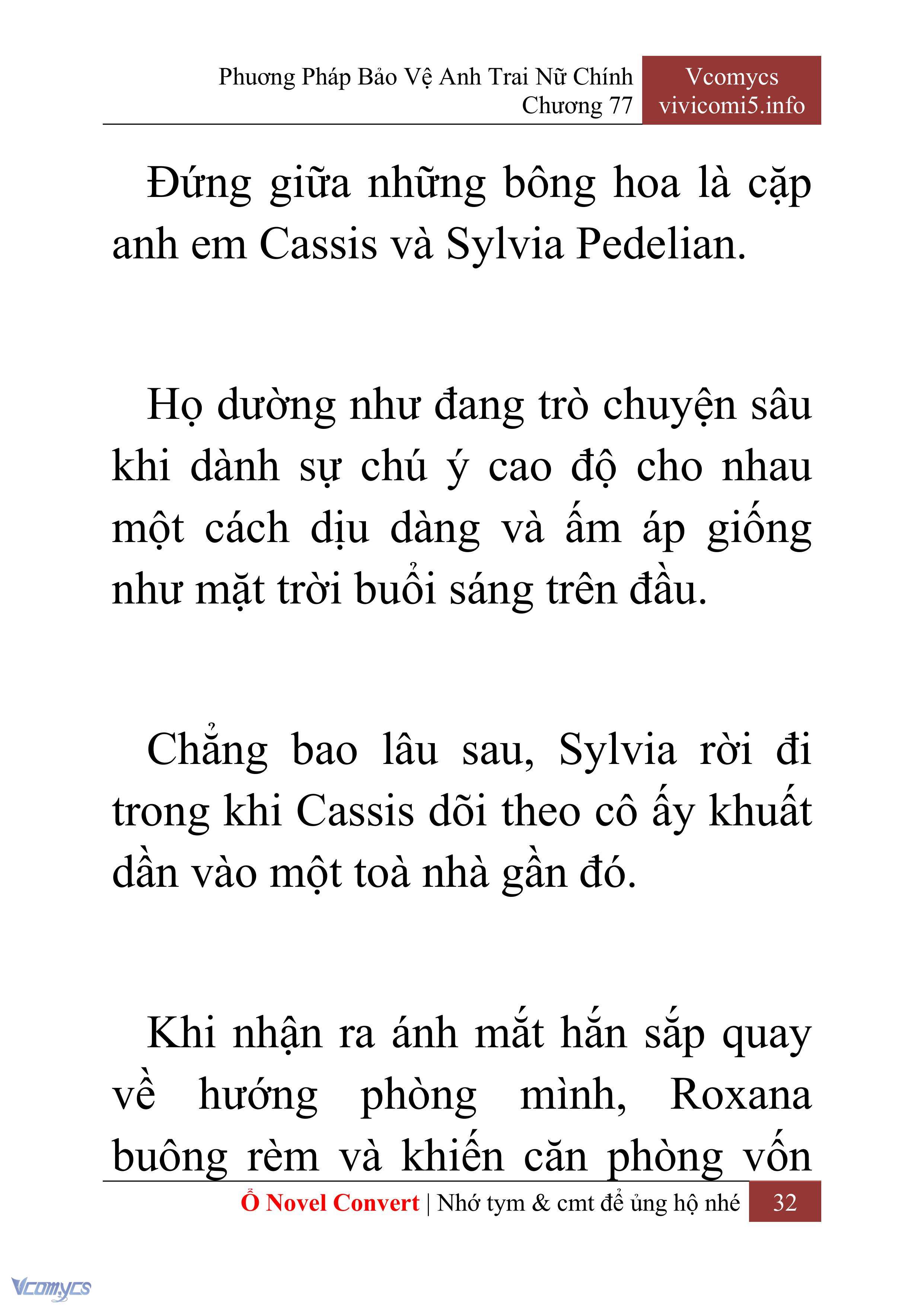 [Novel] Phương Pháp Bảo Vệ Anh Trai Nữ Chính Chap 77 - Trang 2