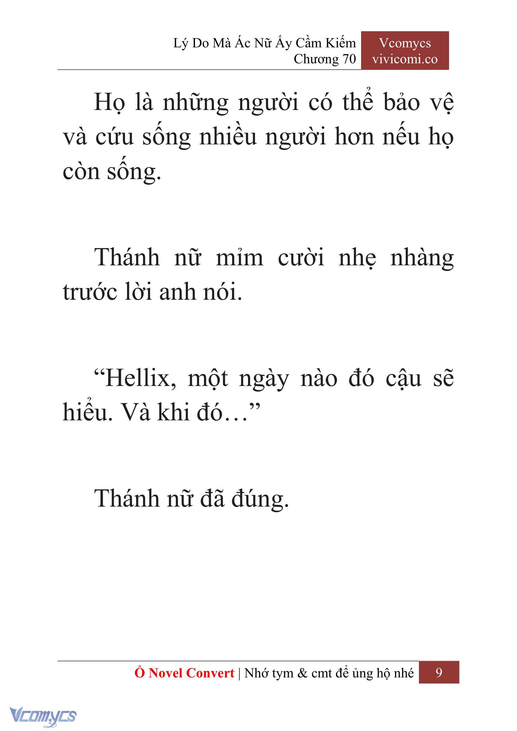 [Novel] Lý Do Mà Ác Nữ Ấy Cầm Kiếm Chap 70 - Trang 2