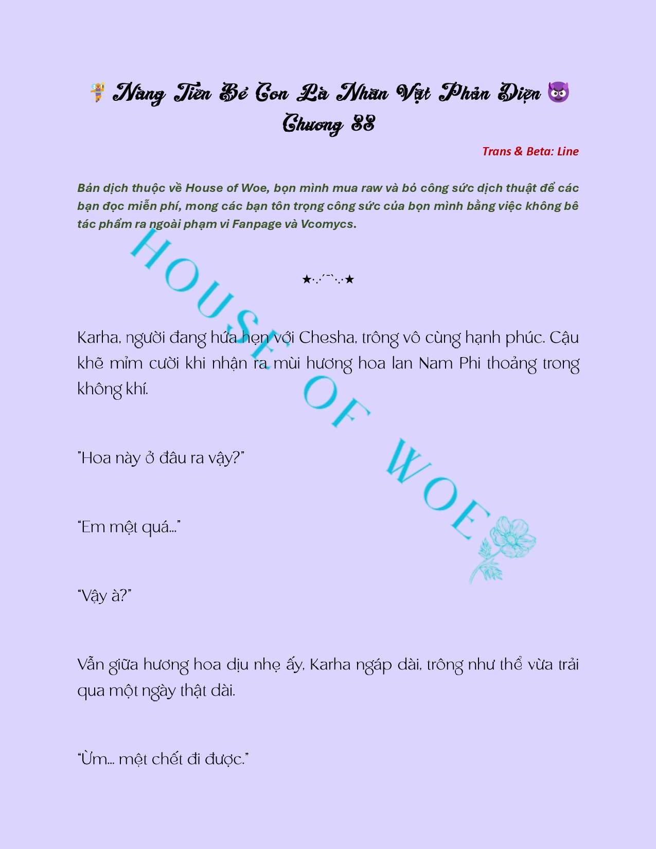 [NOVEL] NÀNG TIÊN BÉ CON LÀ NHÂN VẬT PHẢN DIỆN Chap 88 - Next Chap 89