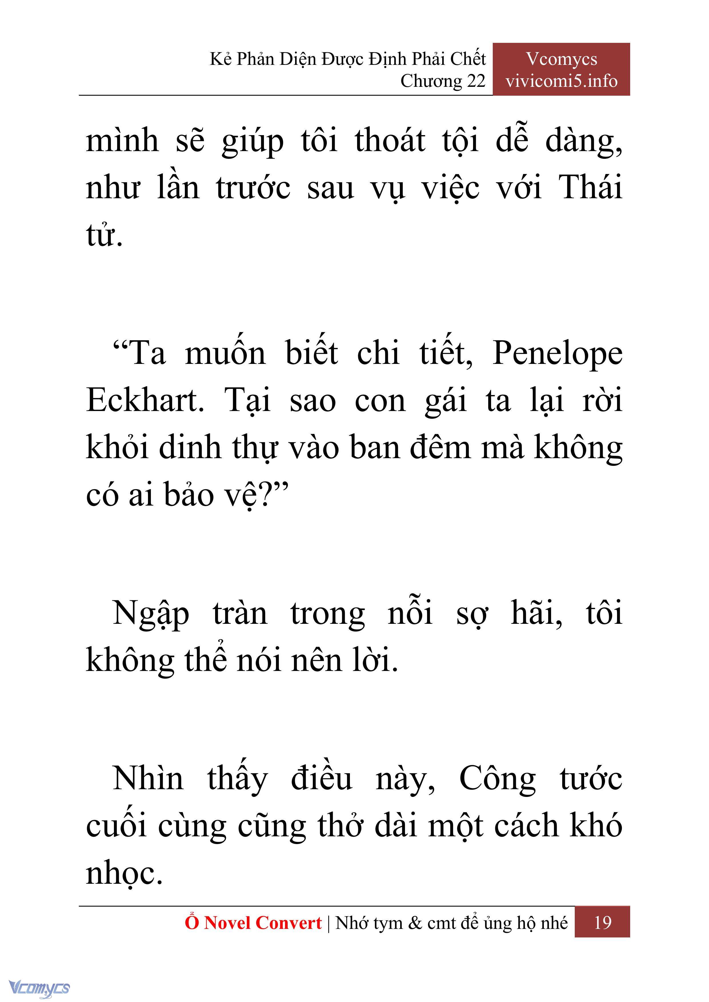 [Novel] Kẻ Phản Diện Được Định Phải Chết Chap 22 - Trang 2