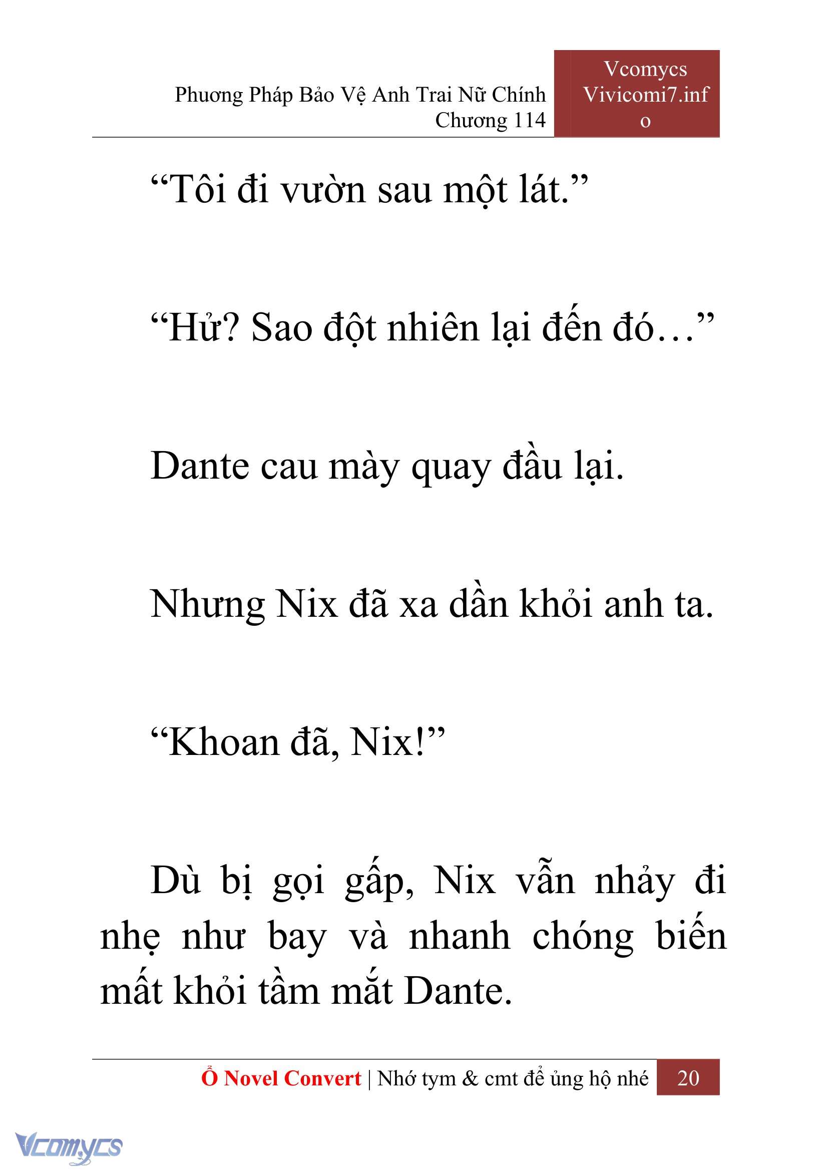 [Novel] Phương Pháp Bảo Vệ Anh Trai Nữ Chính Chap 114 - Trang 2