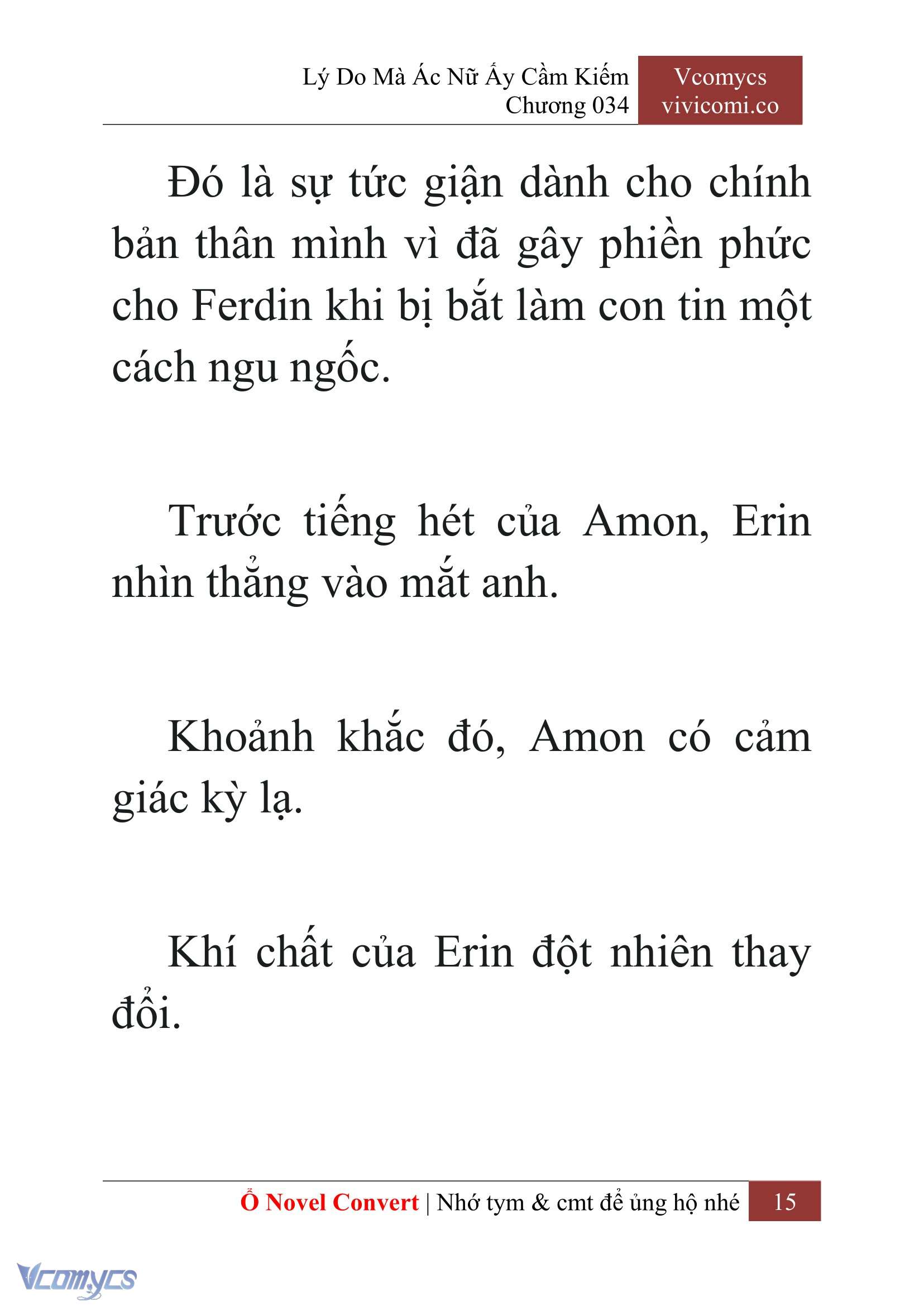 [Novel] Lý Do Mà Ác Nữ Ấy Cầm Kiếm Chap 34 - Next Chap 35