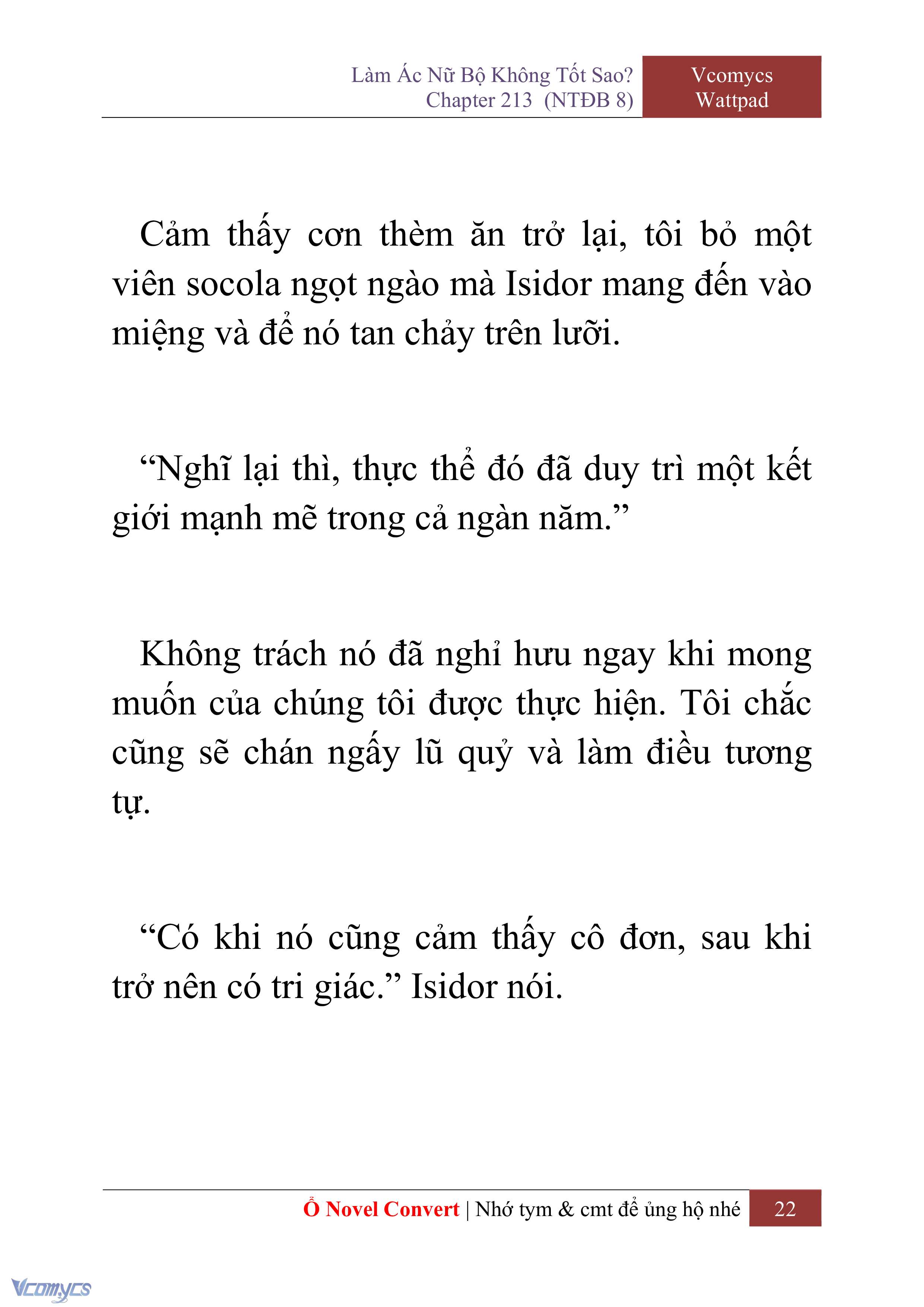 [Novel] Làm Ác Nữ Bộ Không Tốt Sao? Chap 213 - Trang 2