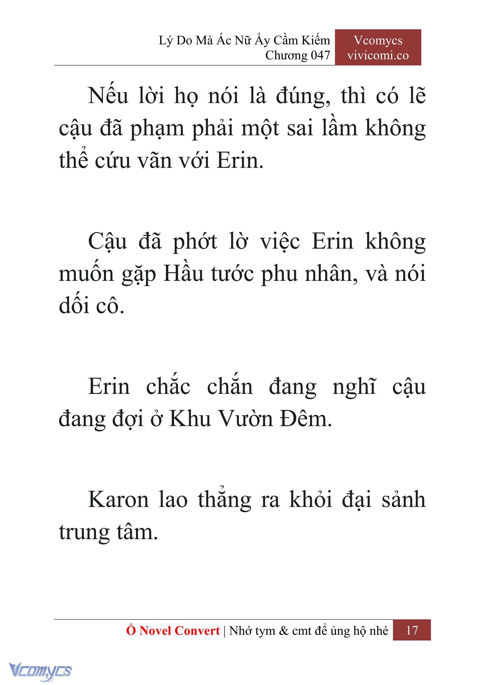 [Novel] Lý Do Mà Ác Nữ Ấy Cầm Kiếm Chap 47 - Next Chap 48