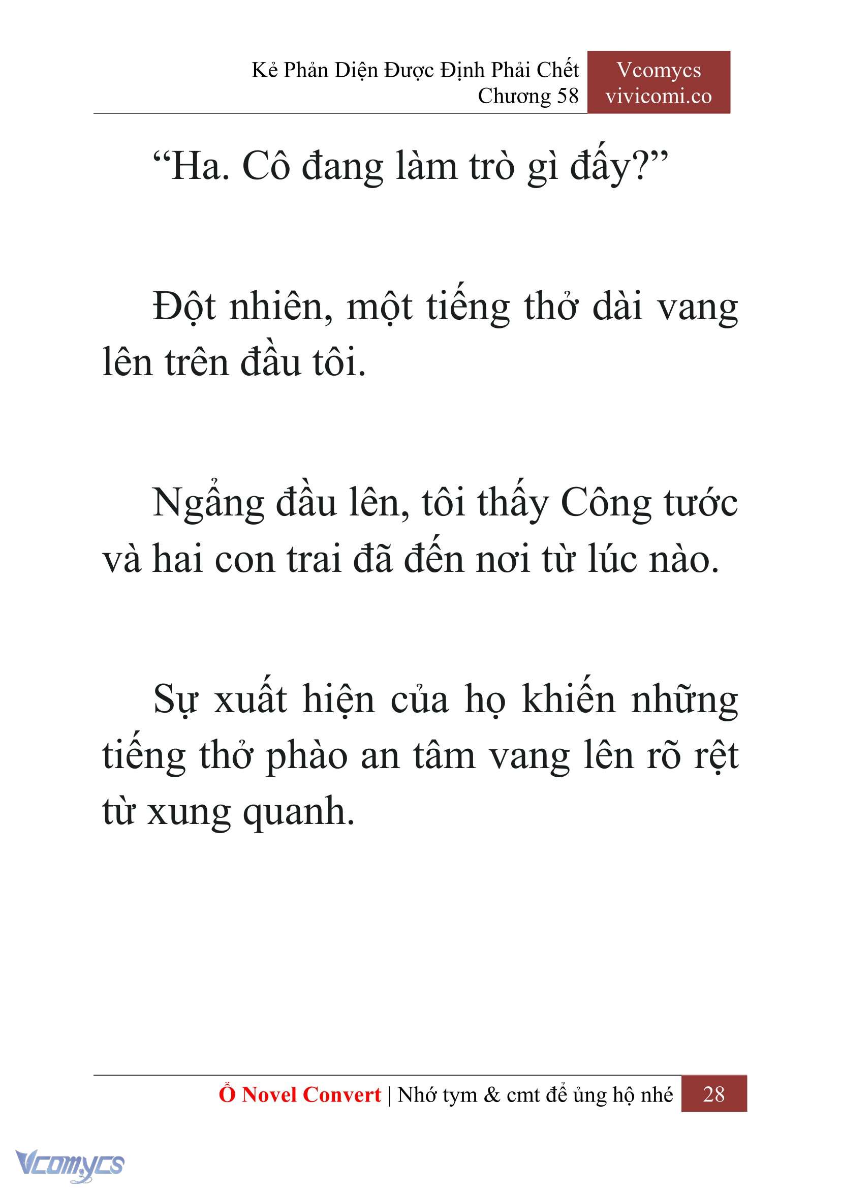 [Novel] Kẻ Phản Diện Được Định Phải Chết Chap 58 - Next Chap 59