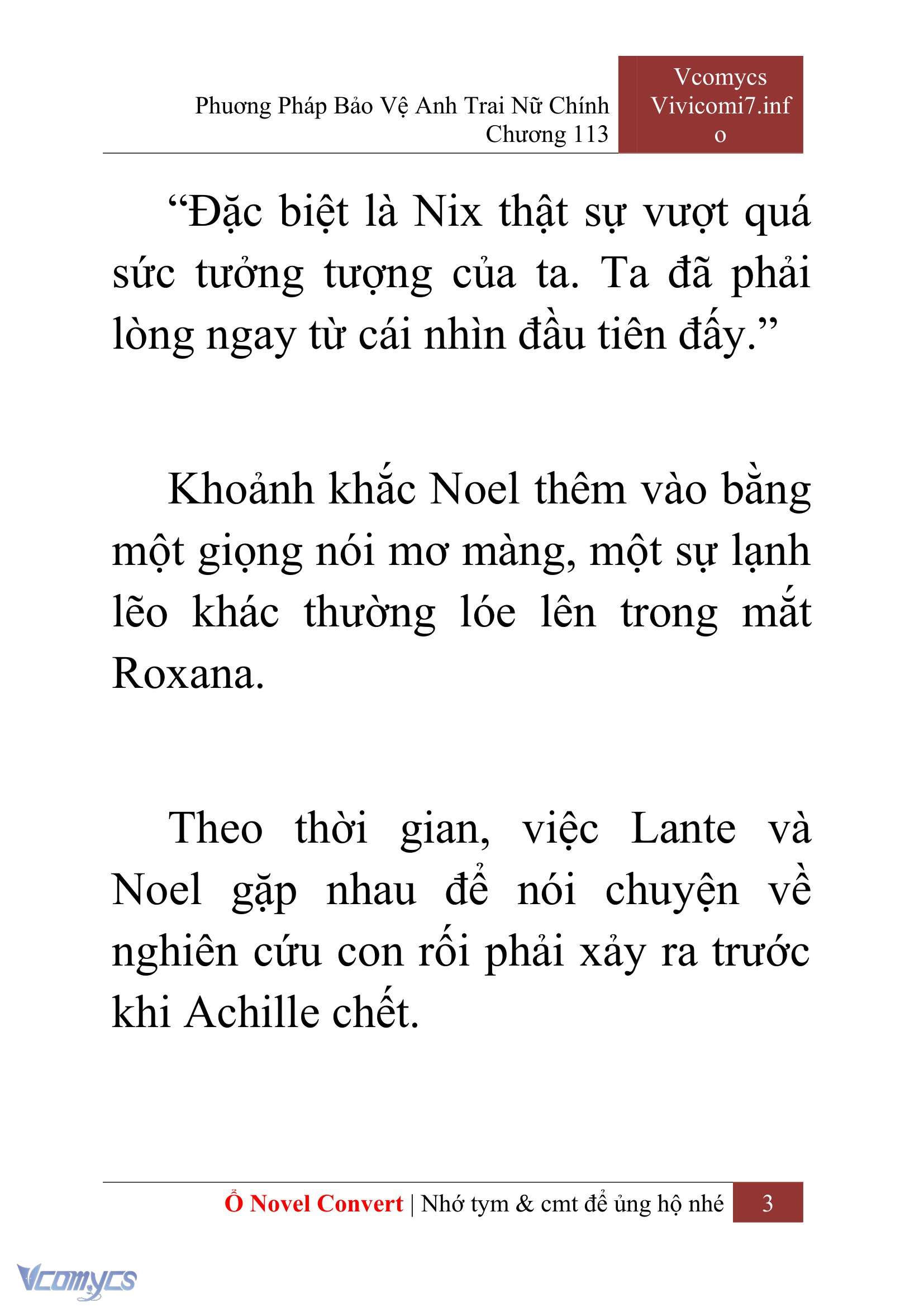 [Novel] Phương Pháp Bảo Vệ Anh Trai Nữ Chính Chap 113 - Trang 2