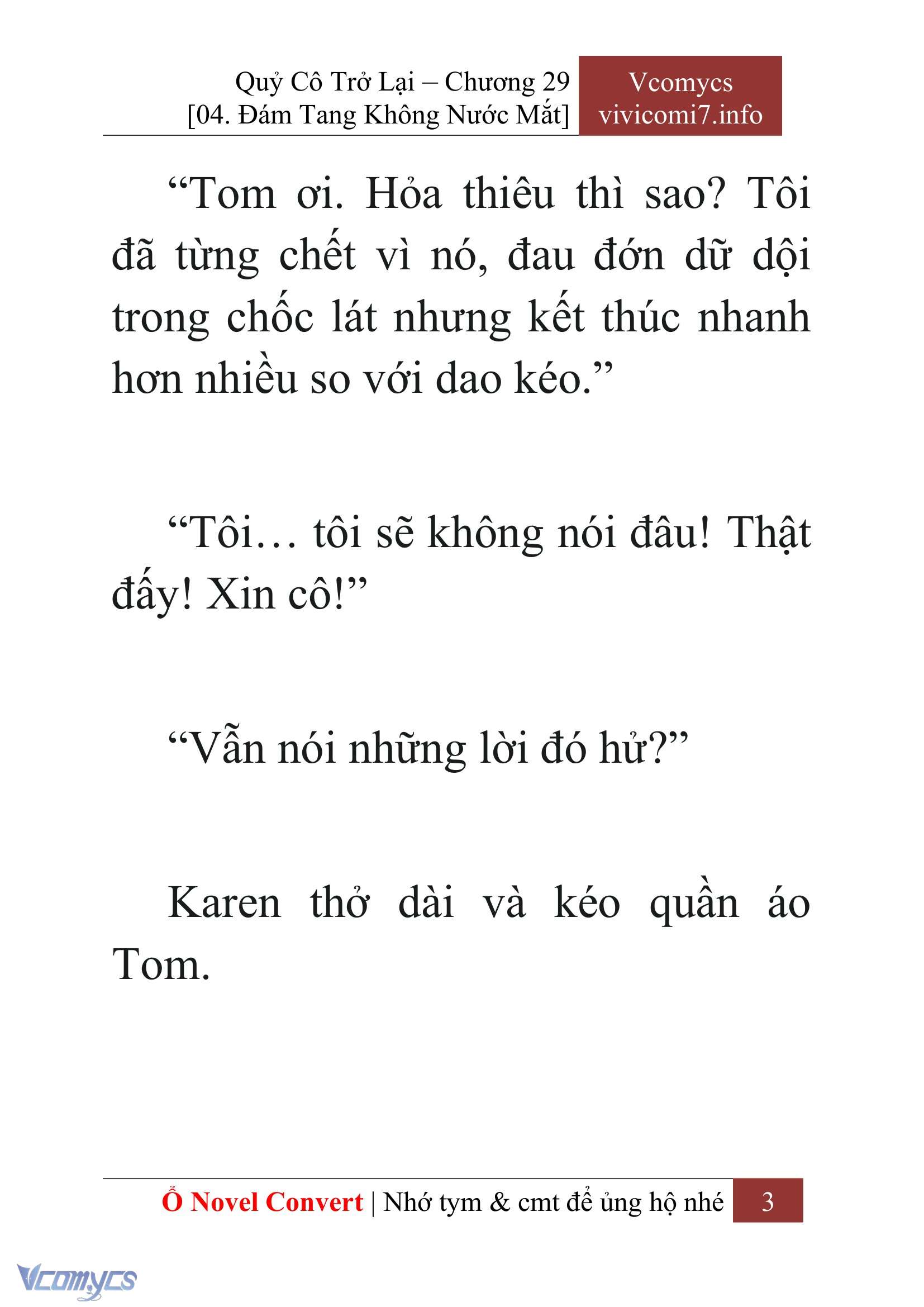 [Novel] Quý Cô Trở Lại Chap 29 - Trang 2