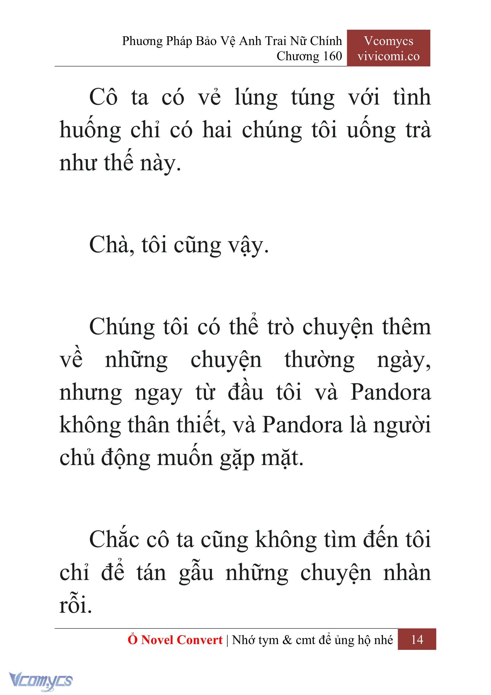 [Novel] Phương Pháp Bảo Vệ Anh Trai Nữ Chính Chap 160 - Trang 2