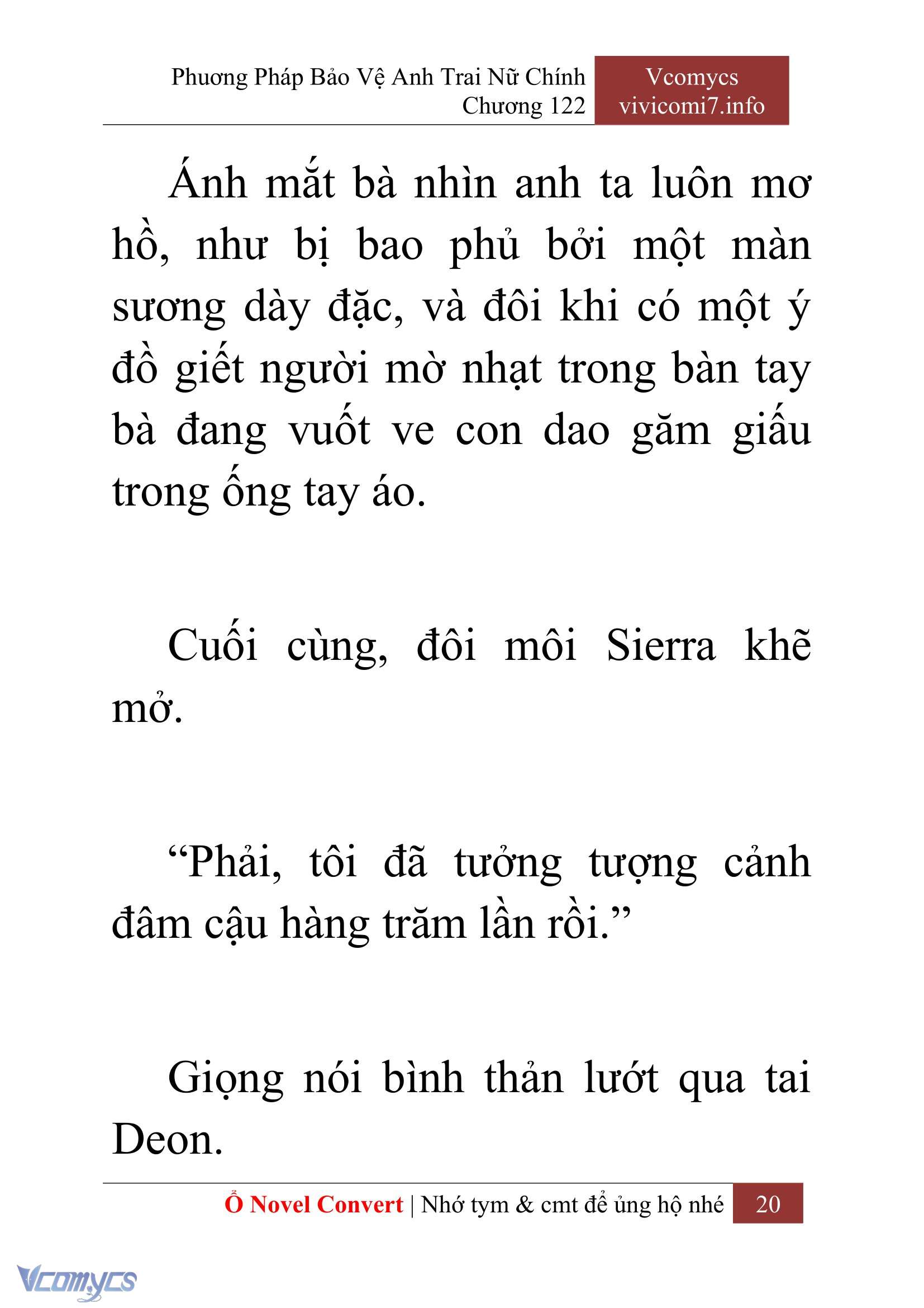 [Novel] Phương Pháp Bảo Vệ Anh Trai Nữ Chính Chap 122 - Trang 2