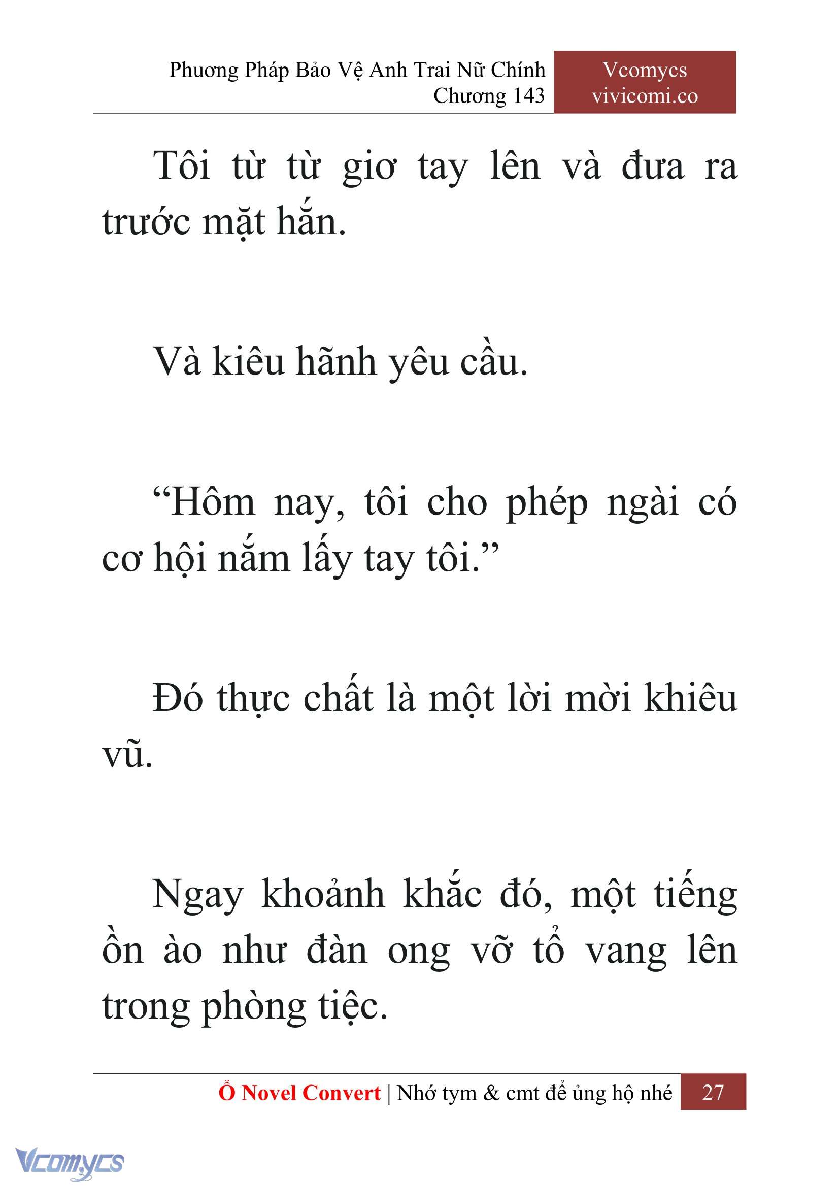 [Novel] Phương Pháp Bảo Vệ Anh Trai Nữ Chính Chap 143 - Next Chap 144