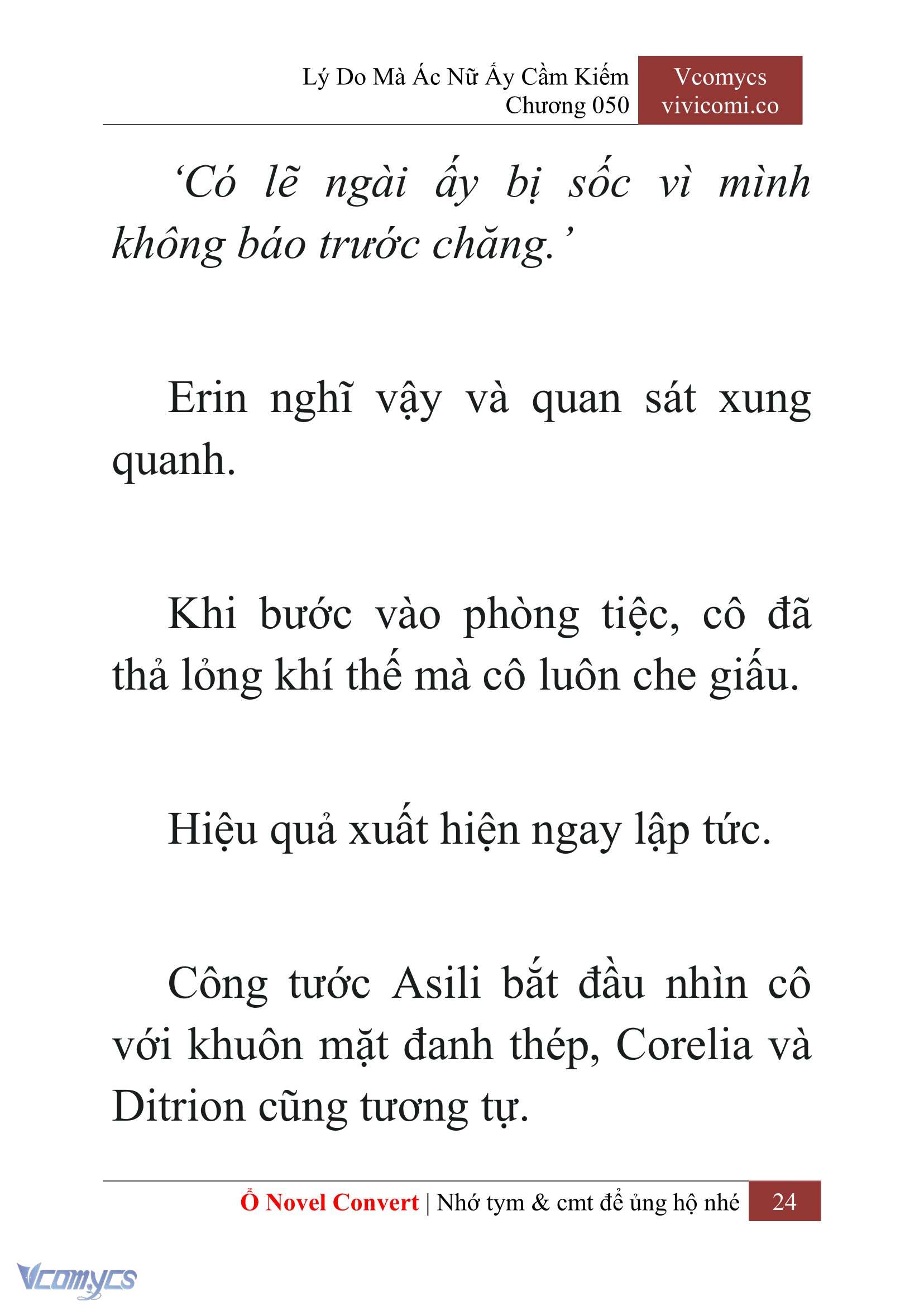 [Novel] Lý Do Mà Ác Nữ Ấy Cầm Kiếm Chap 50 - Next 