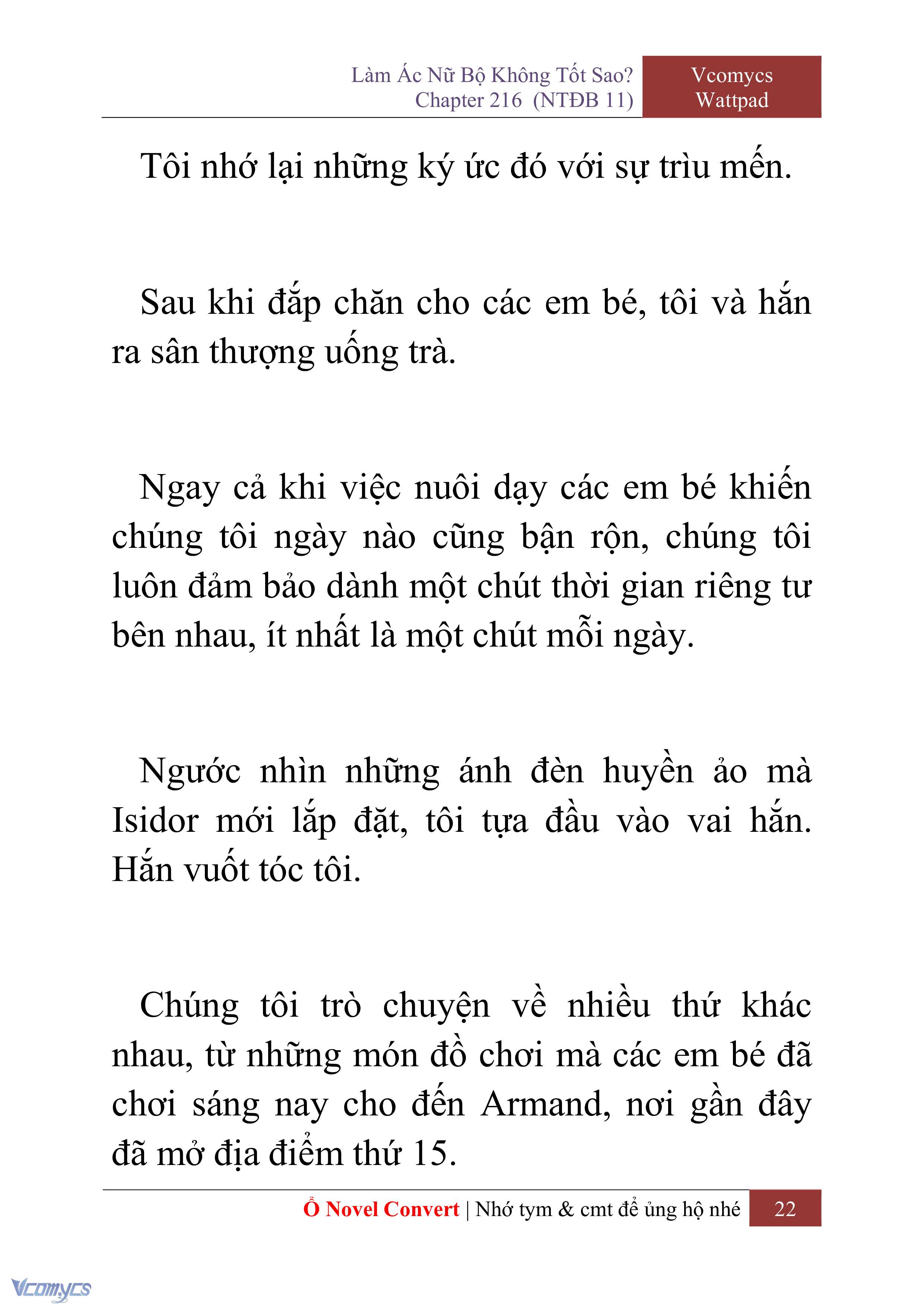 [Novel] Làm Ác Nữ Bộ Không Tốt Sao? Chap 216 - Trang 2