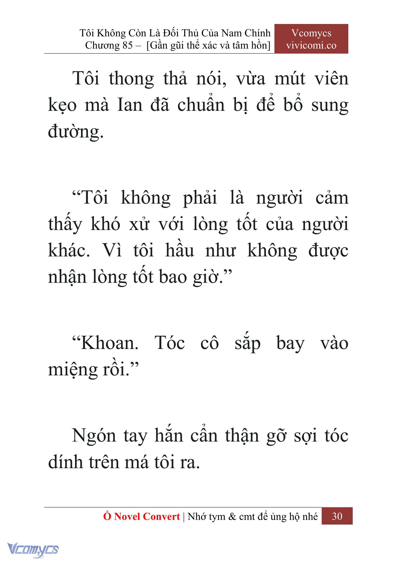 [Novel] Tôi Không Còn Là Đối Thủ Của Nam Chính Chap 85 - Next 