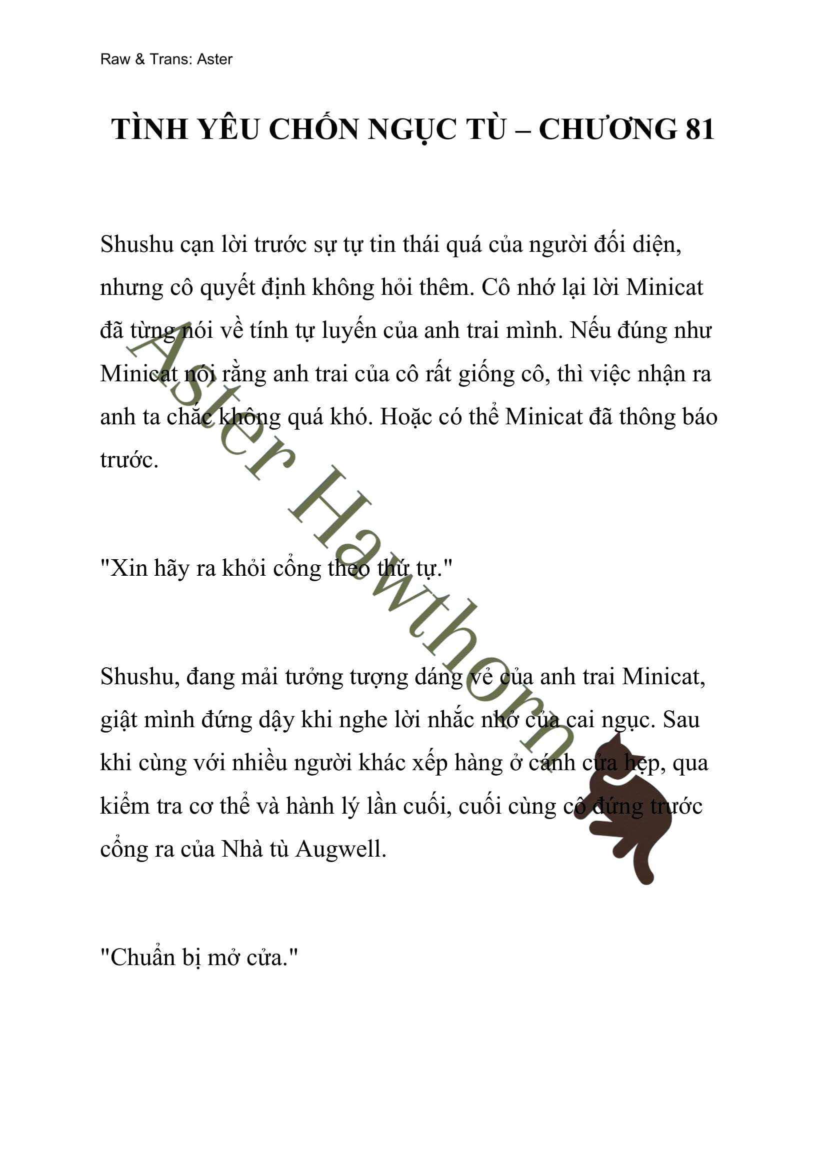 [NOVEL] Tình Yêu Chốn Ngục Tù Chap 81 - Next Chap 82