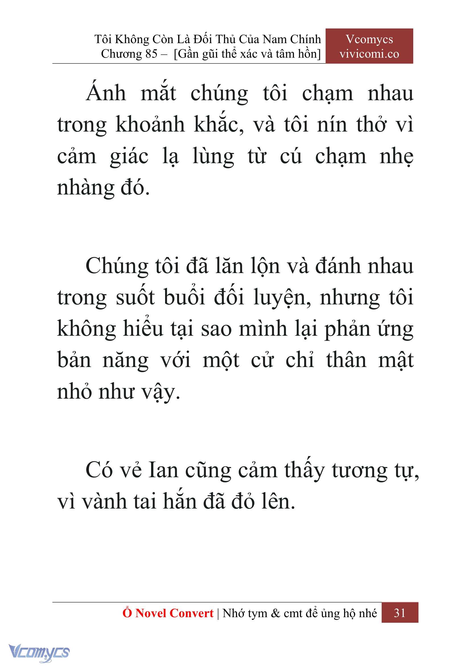 [Novel] Tôi Không Còn Là Đối Thủ Của Nam Chính Chap 85 - Next 