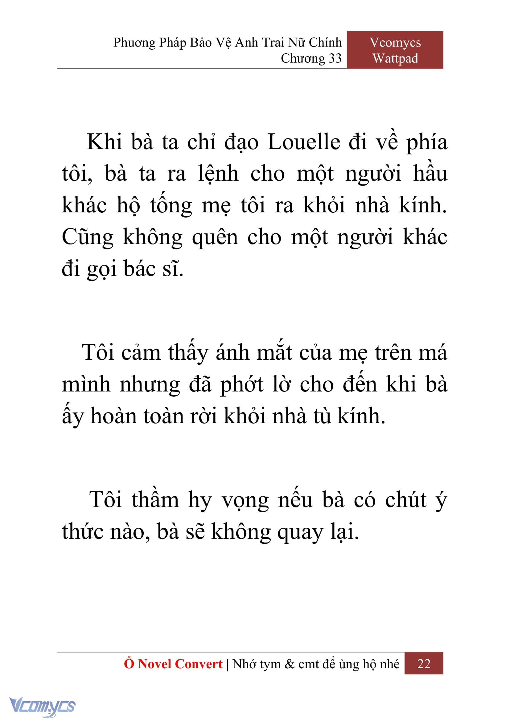 [Novel] Phương Pháp Bảo Vệ Anh Trai Nữ Chính Chap 33 - Trang 2