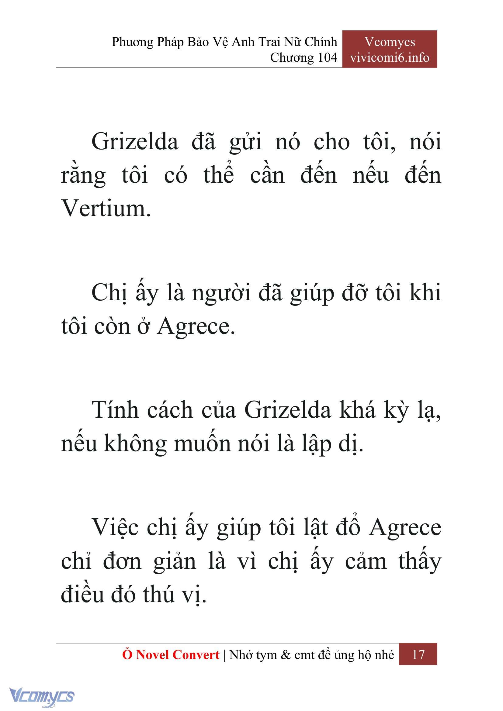 [Novel] Phương Pháp Bảo Vệ Anh Trai Nữ Chính Chap 104 - Trang 2