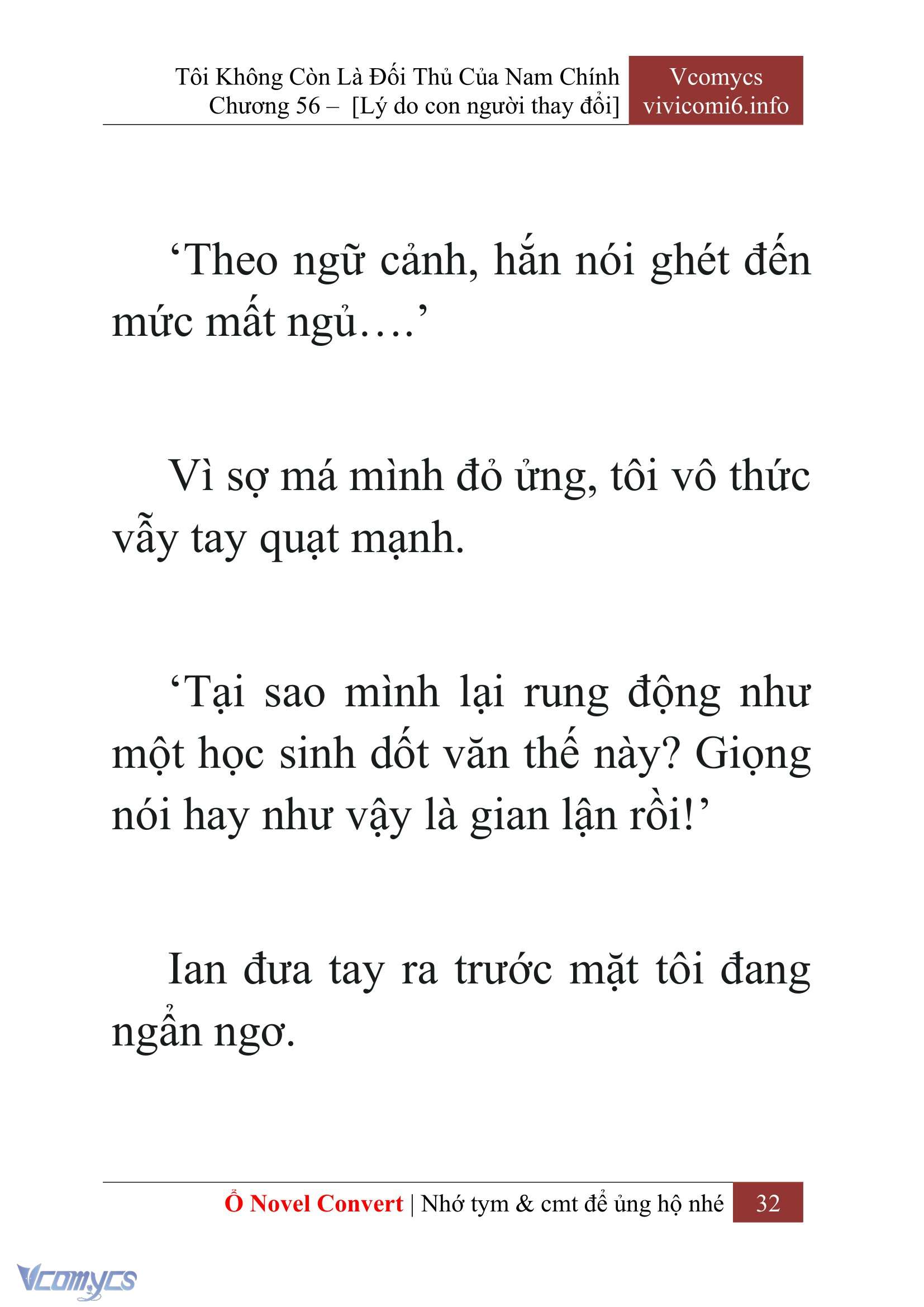 [Novel] Tôi Không Còn Là Đối Thủ Của Nam Chính Chap 56 - Trang 2