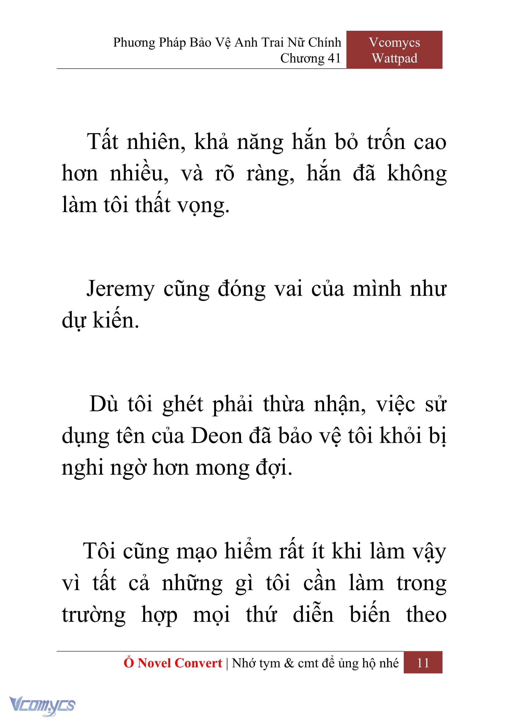 [Novel] Phương Pháp Bảo Vệ Anh Trai Nữ Chính Chap 41 - Trang 2
