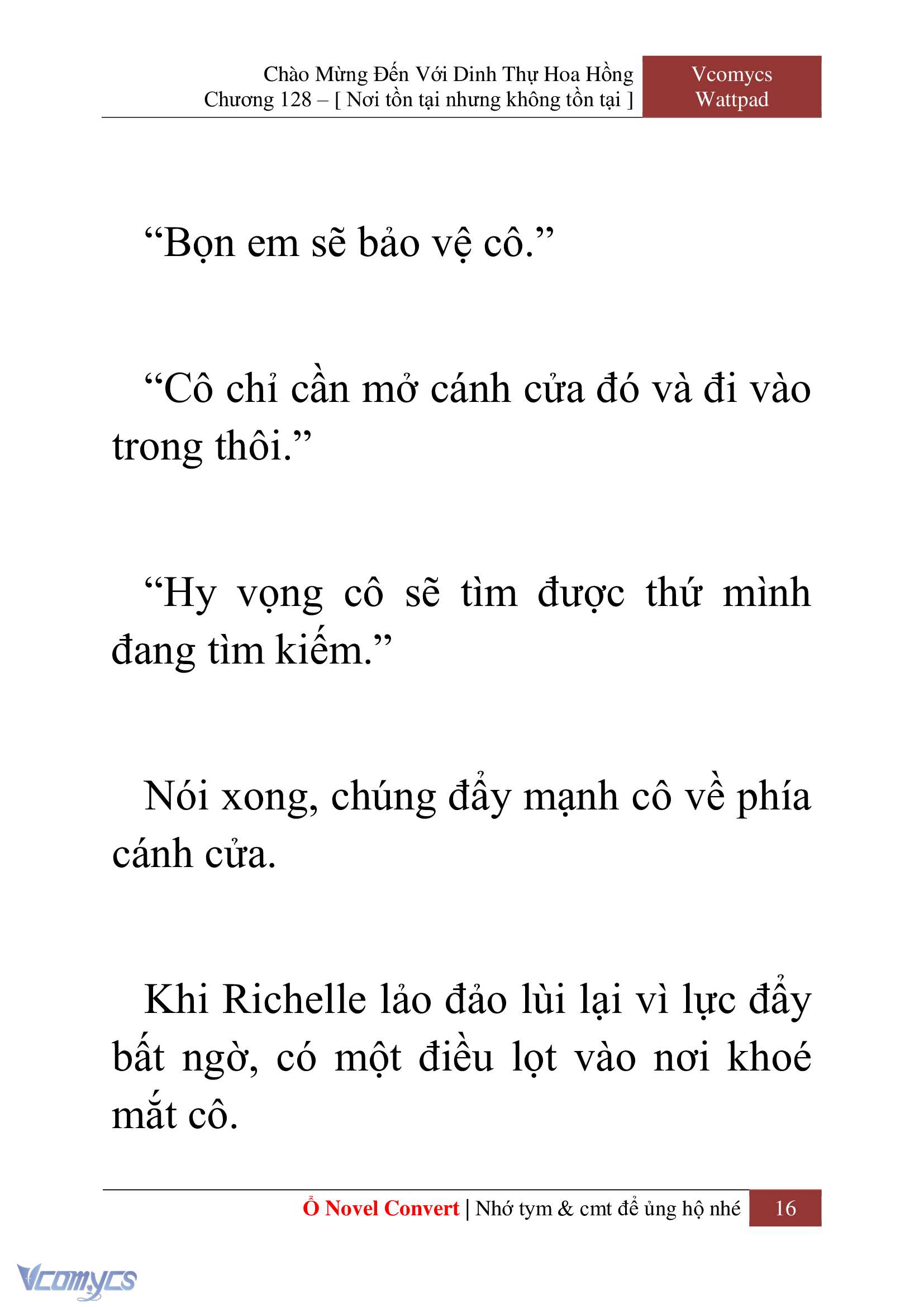 [Novel] Chào Mừng Đến Với Dinh Thự Hoa Hồng Chap 128 - Trang 2