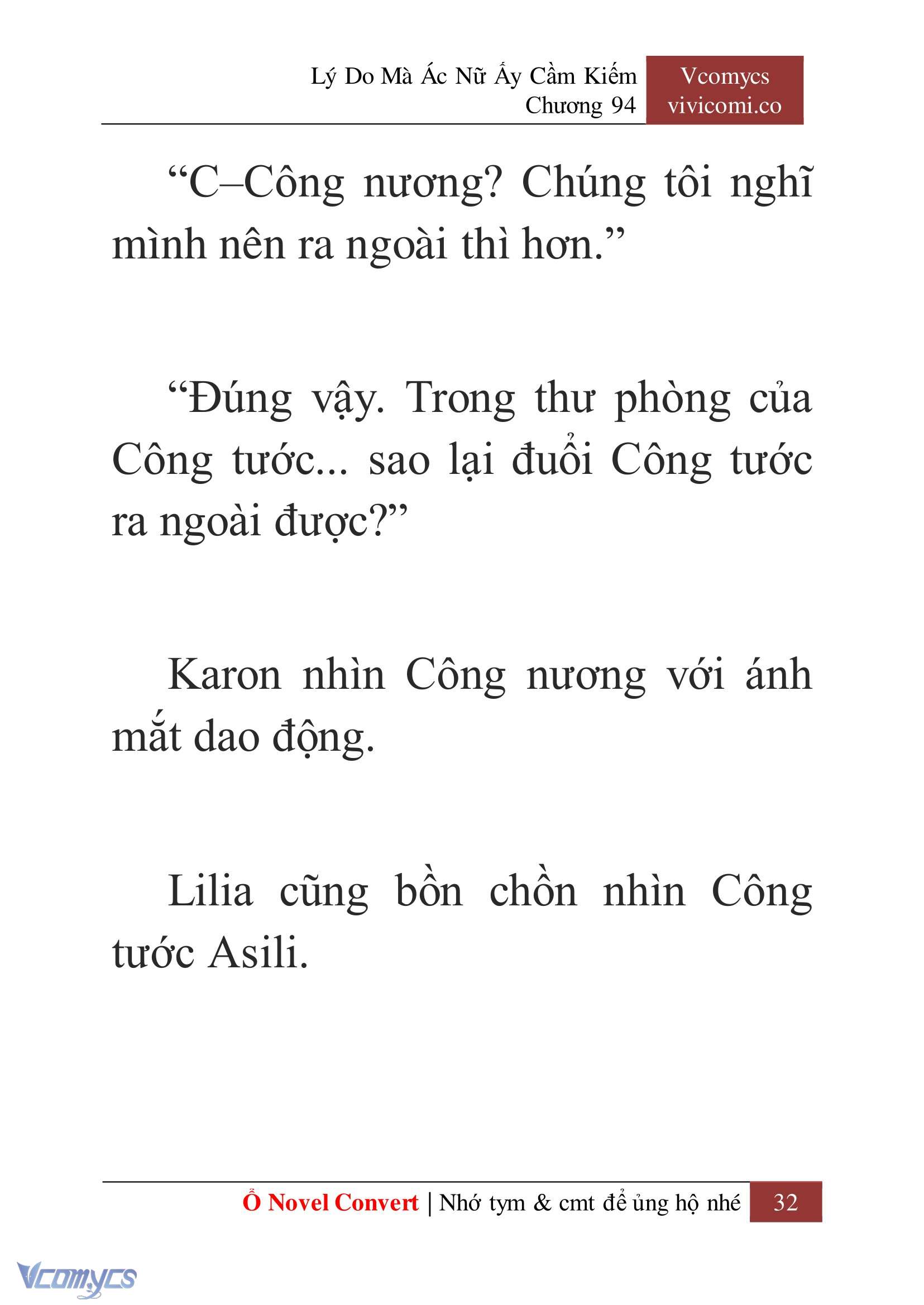 [Novel] Lý Do Mà Ác Nữ Ấy Cầm Kiếm Chap 94 - Trang 2