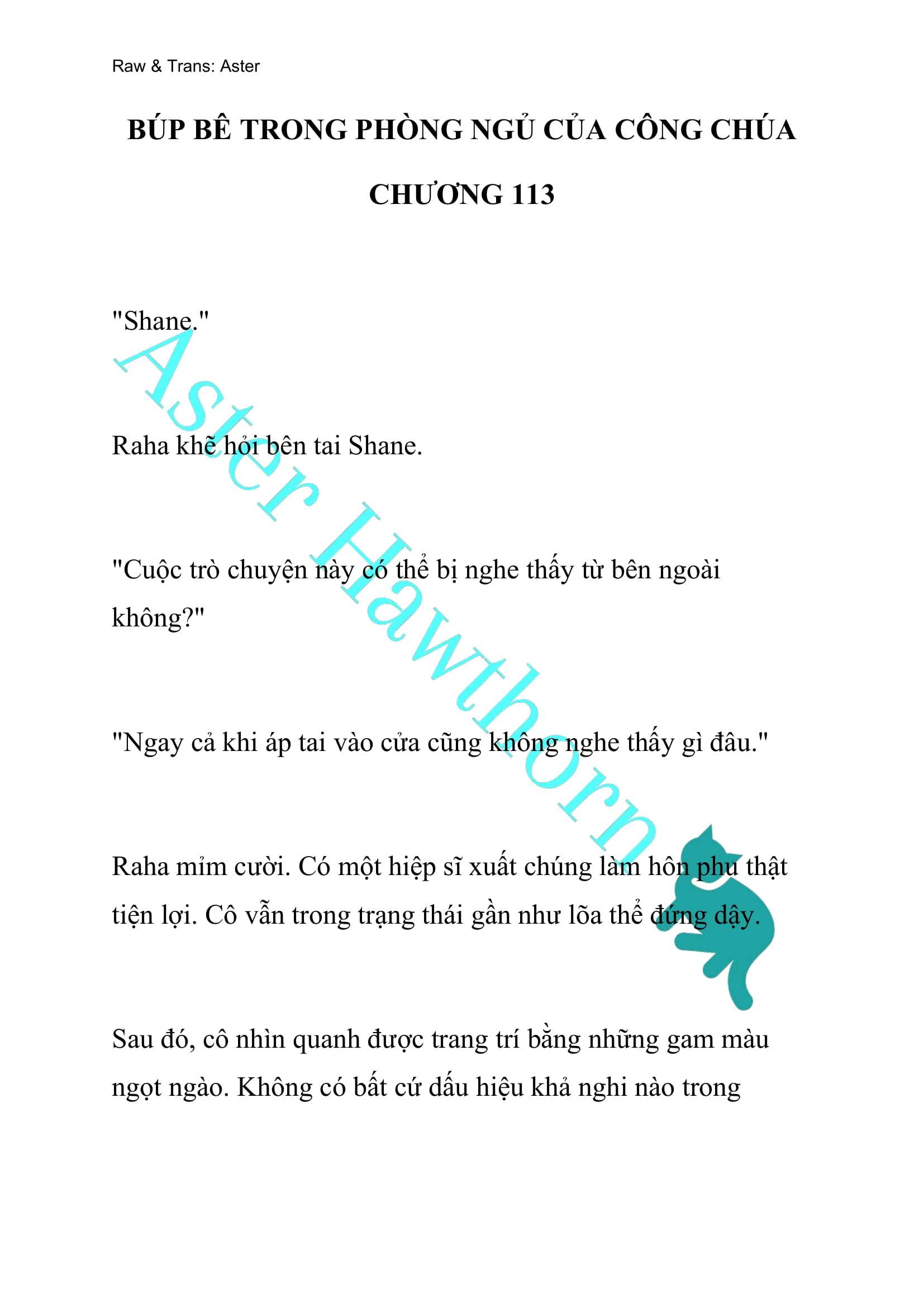 [NOVEL] Búp Bê Trong Phòng Ngủ Của Công Chúa Chap 113 - Next Chap 114