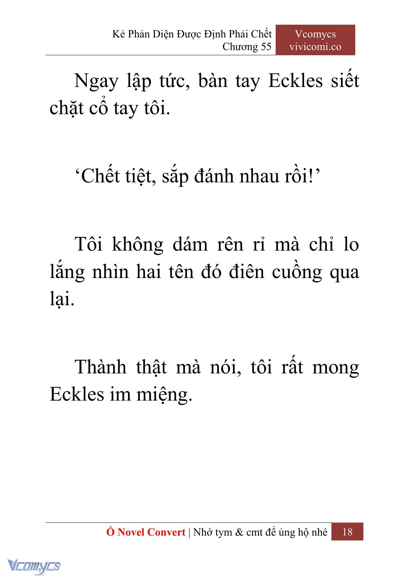 [Novel] Kẻ Phản Diện Được Định Phải Chết Chap 55 - Trang 2