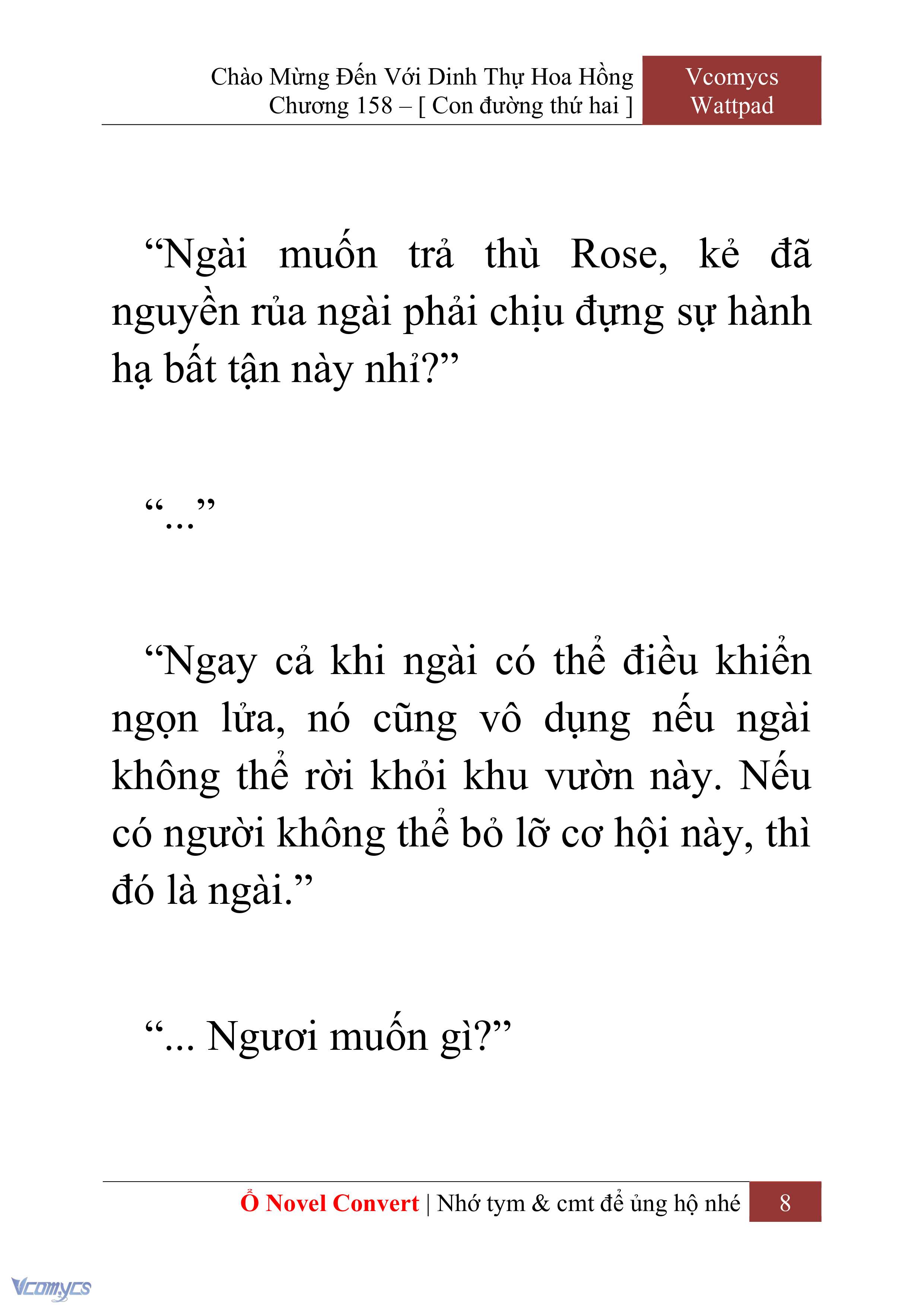 [Novel] Chào Mừng Đến Với Dinh Thự Hoa Hồng Chap 158 - Trang 2