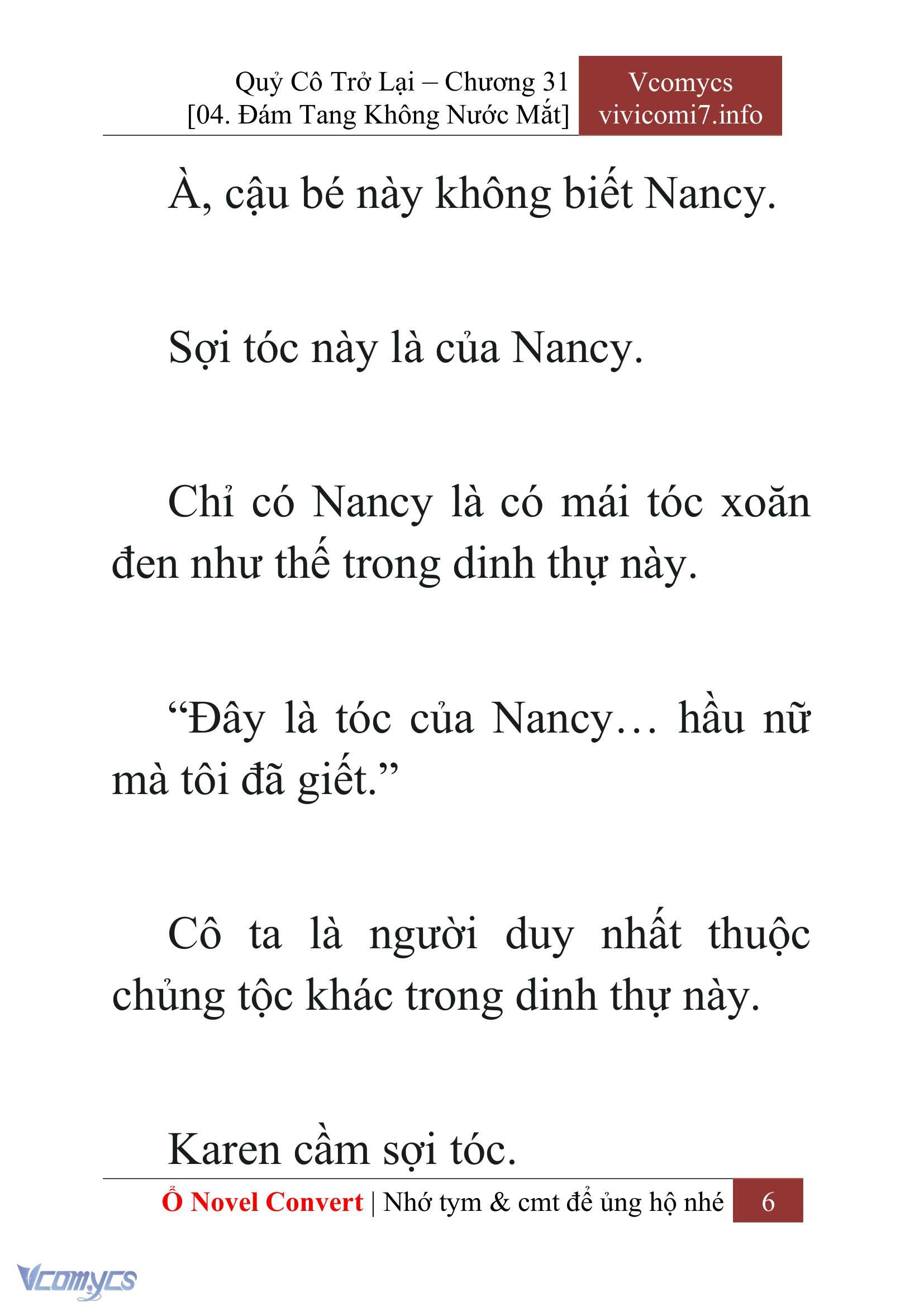 [Novel] Quý Cô Trở Lại Chap 31 - Trang 2