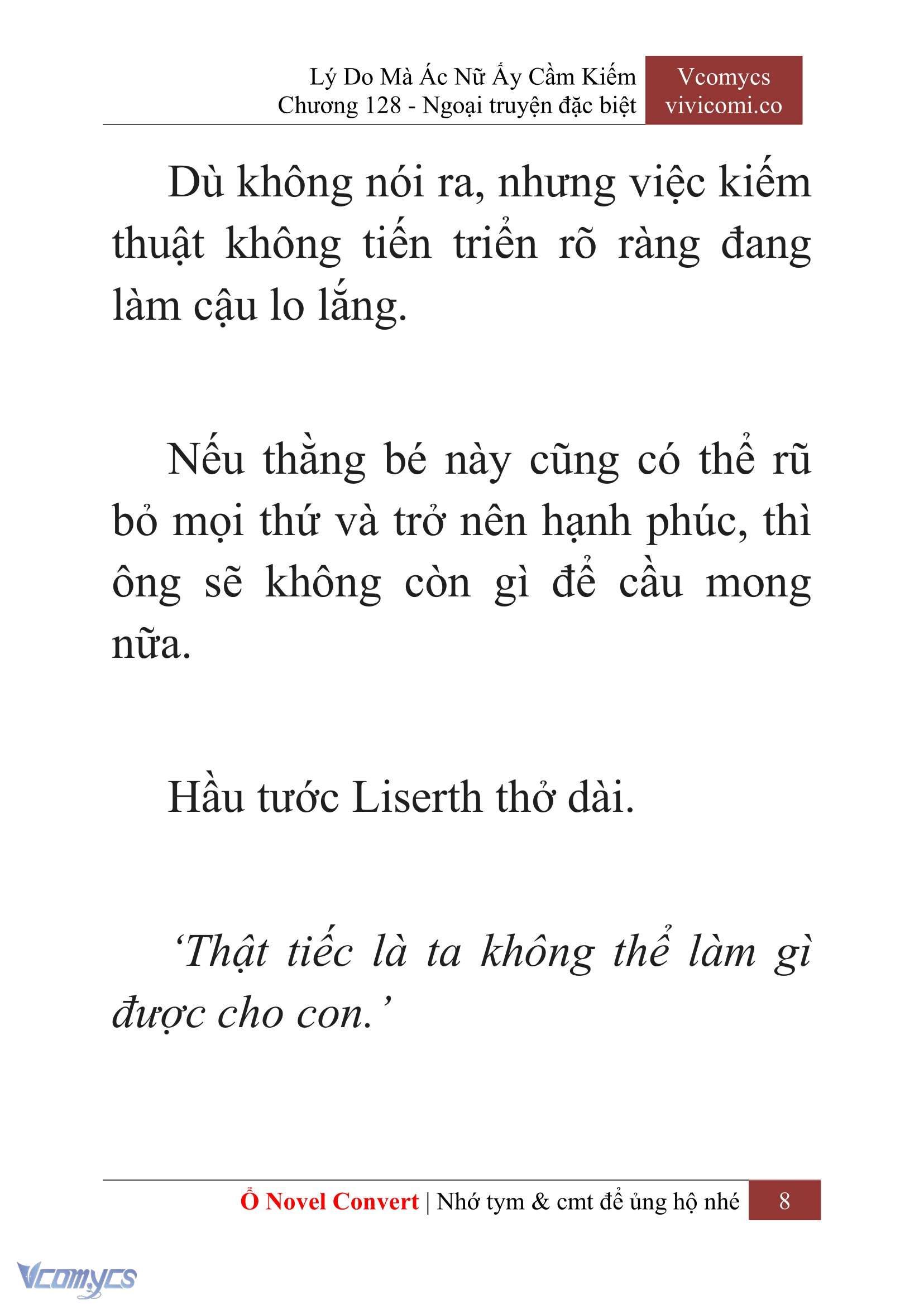 [Novel] Lý Do Mà Ác Nữ Ấy Cầm Kiếm Chap 128 - Trang 2