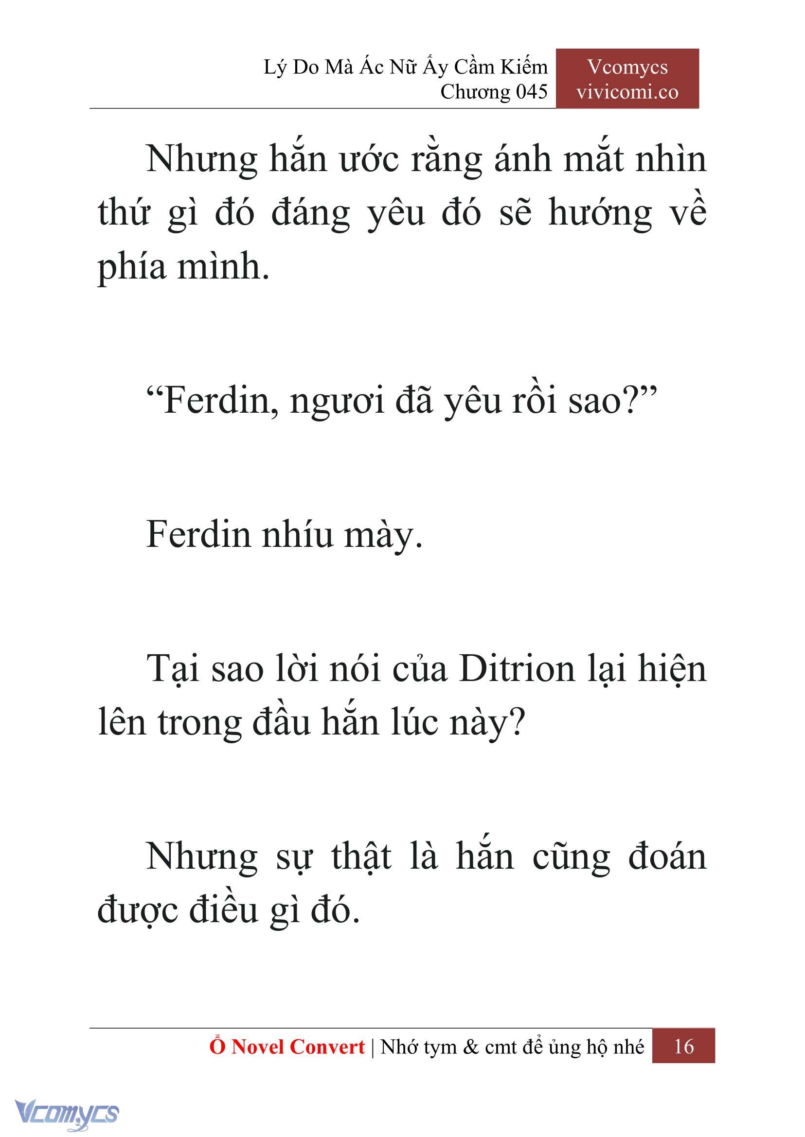 [Novel] Lý Do Mà Ác Nữ Ấy Cầm Kiếm Chap 45 - Next 