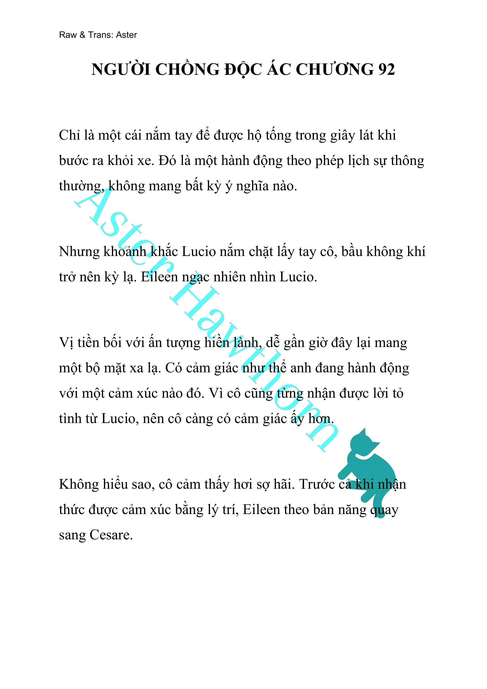 [NOVEL] Người Chồng Độc Ác Chap 92 - Trang 2