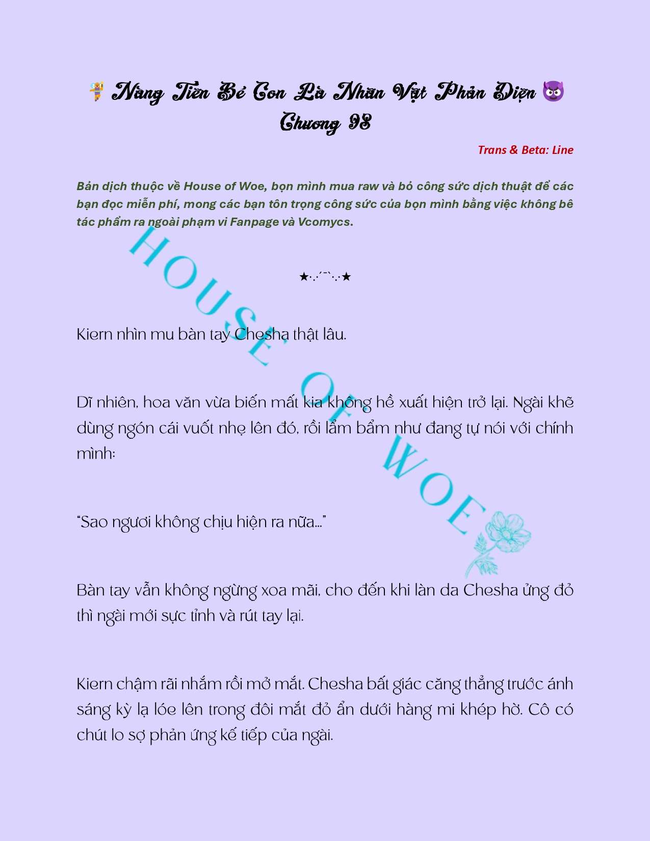 [NOVEL] NÀNG TIÊN BÉ CON LÀ NHÂN VẬT PHẢN DIỆN Chap 98 - Next Chap 99