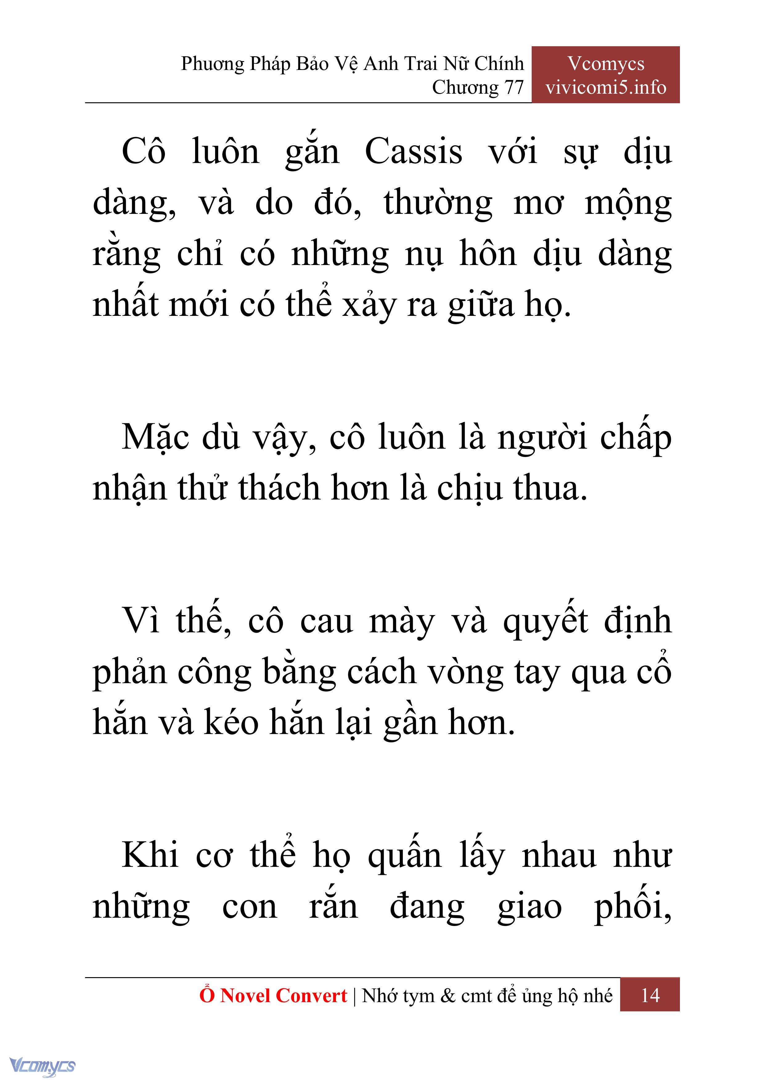 [Novel] Phương Pháp Bảo Vệ Anh Trai Nữ Chính Chap 77 - Trang 2