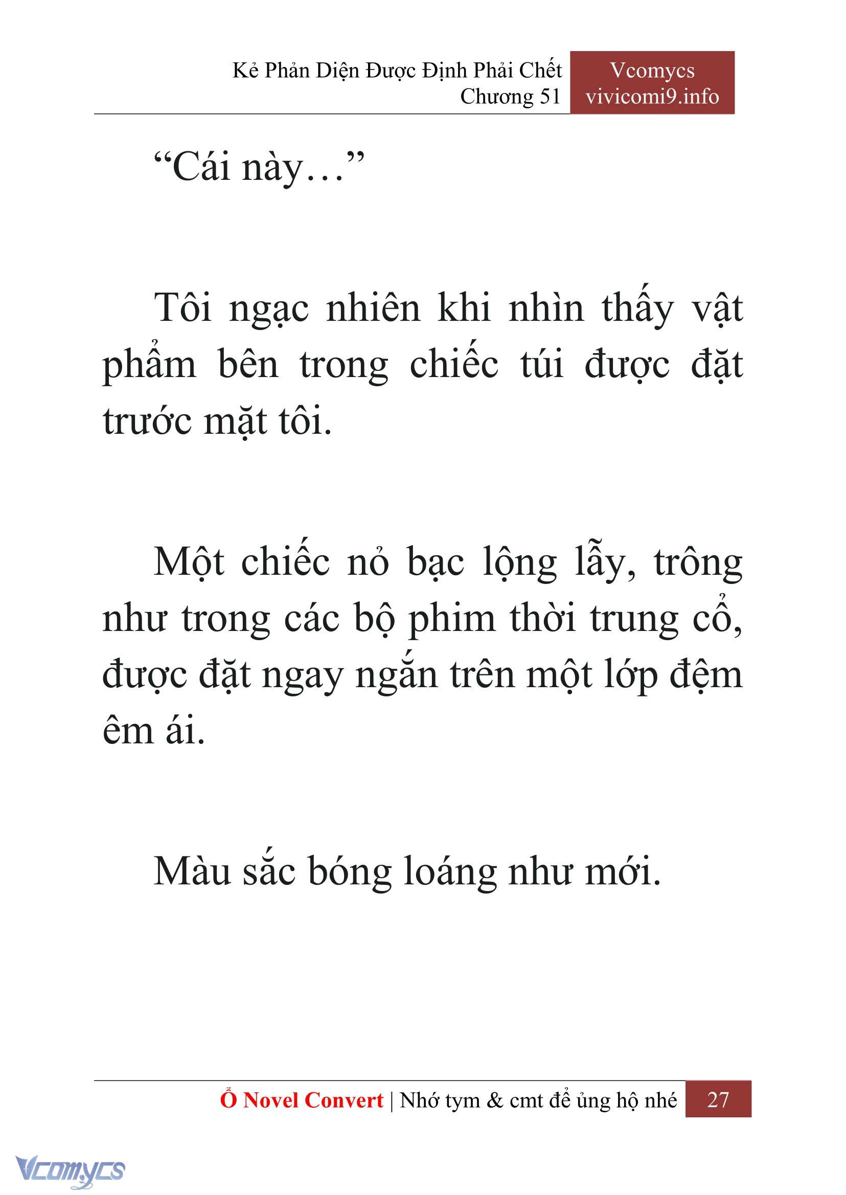 [Novel] Kẻ Phản Diện Được Định Phải Chết Chap 51 - Trang 2