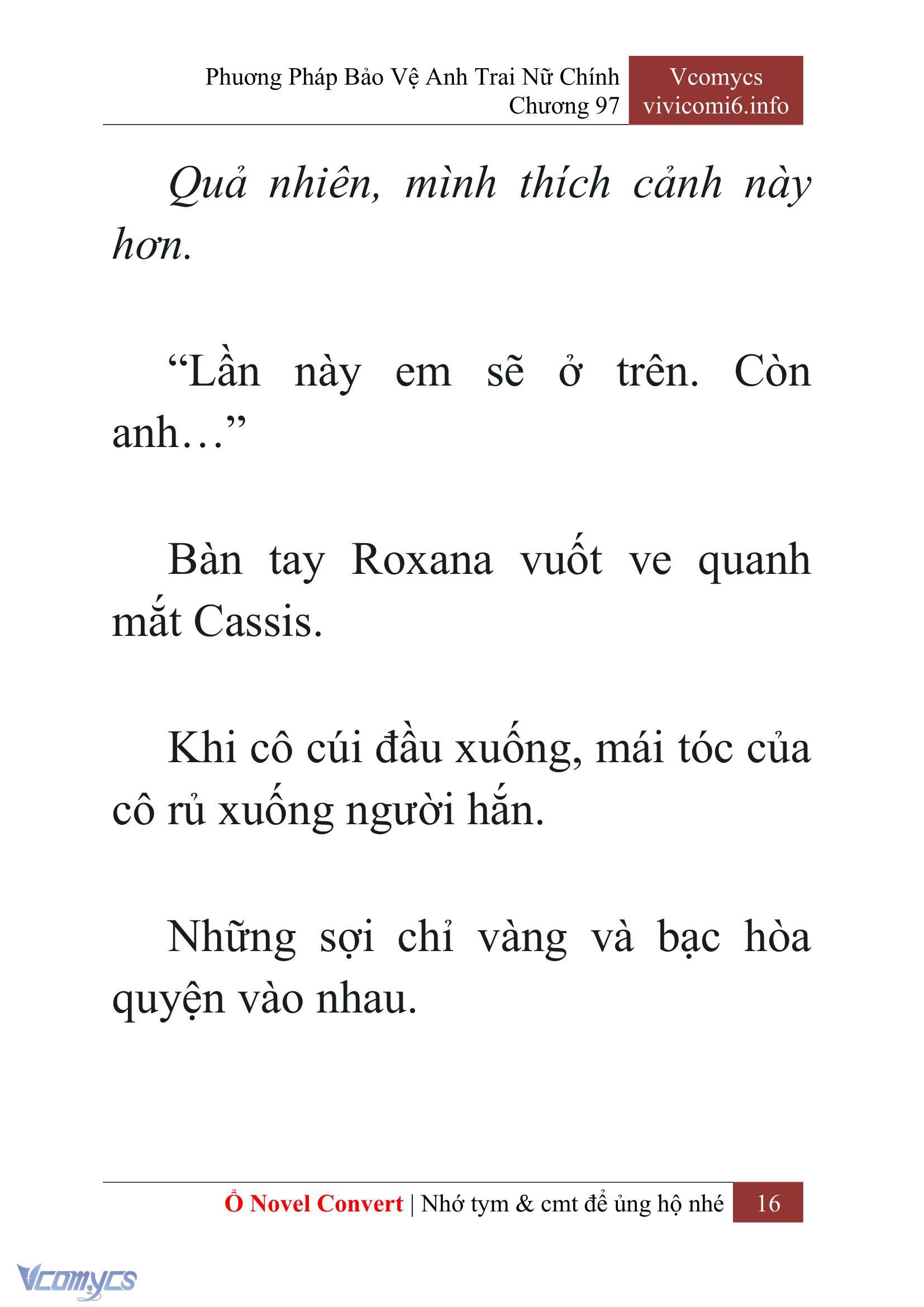 [Novel] Phương Pháp Bảo Vệ Anh Trai Nữ Chính Chap 97 - Trang 2