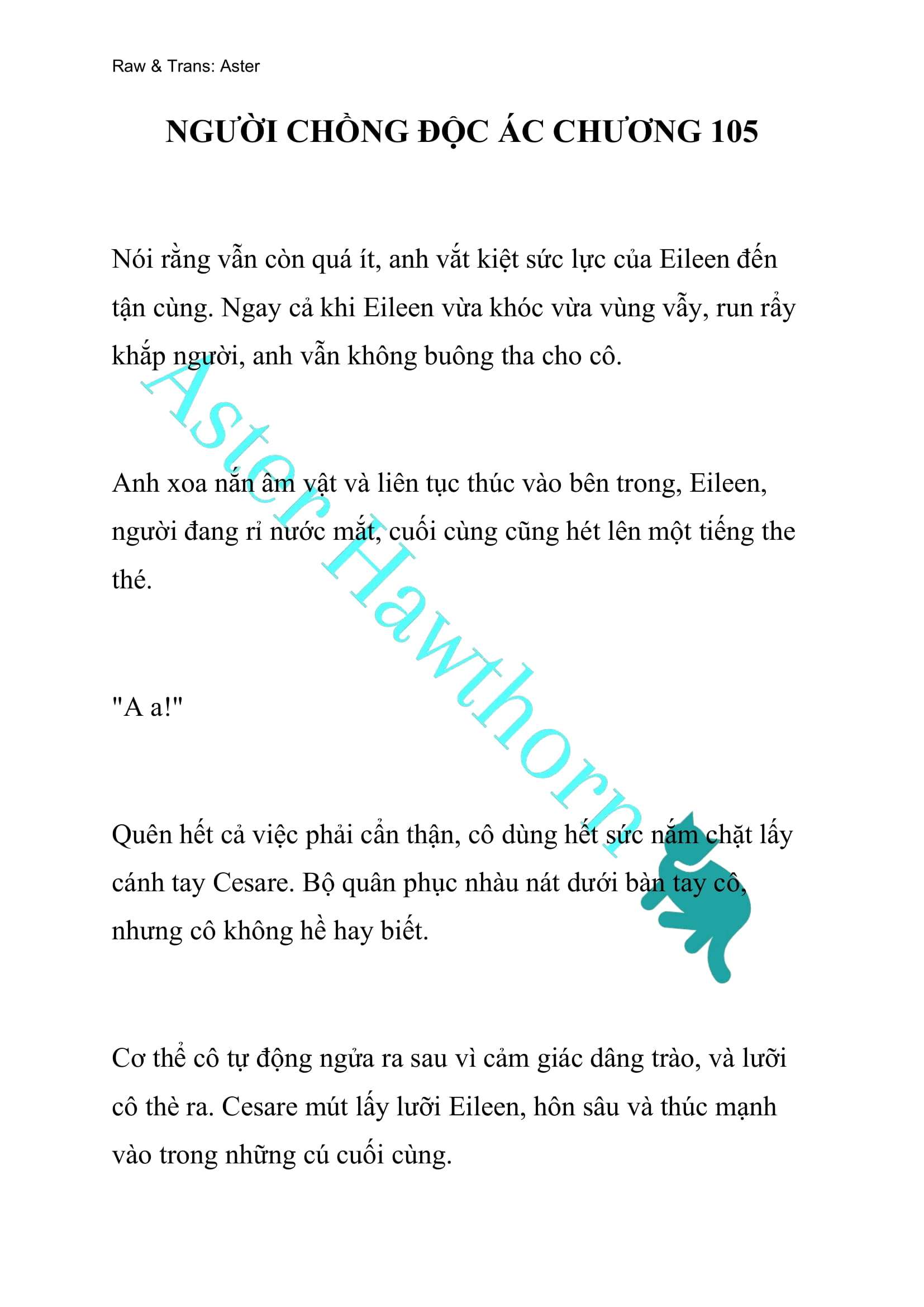 [NOVEL] Người Chồng Độc Ác Chap 105 - Next Chap 106